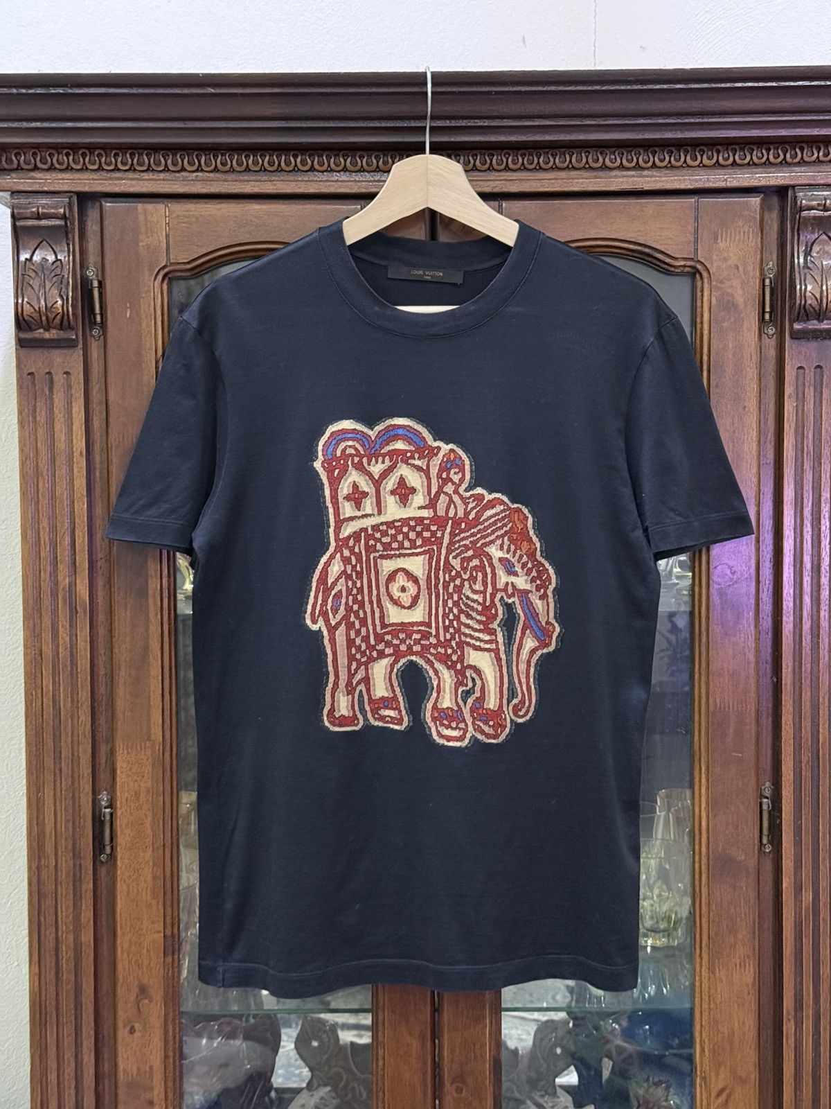 Louis Vuitton SS2015 Louis Vuitton Brown Elephant Monogram Tshirt Size US S / EU 44-46 / 1 - 4 Thumbnail
