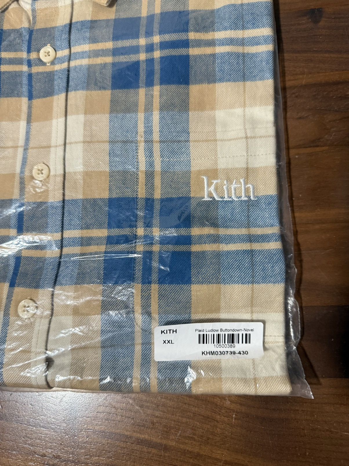 Kith Kith Plaid Ludlow Button Down in ”Novel” Size XXL Size US XXL / EU 58 / 5 - 6 Thumbnail
