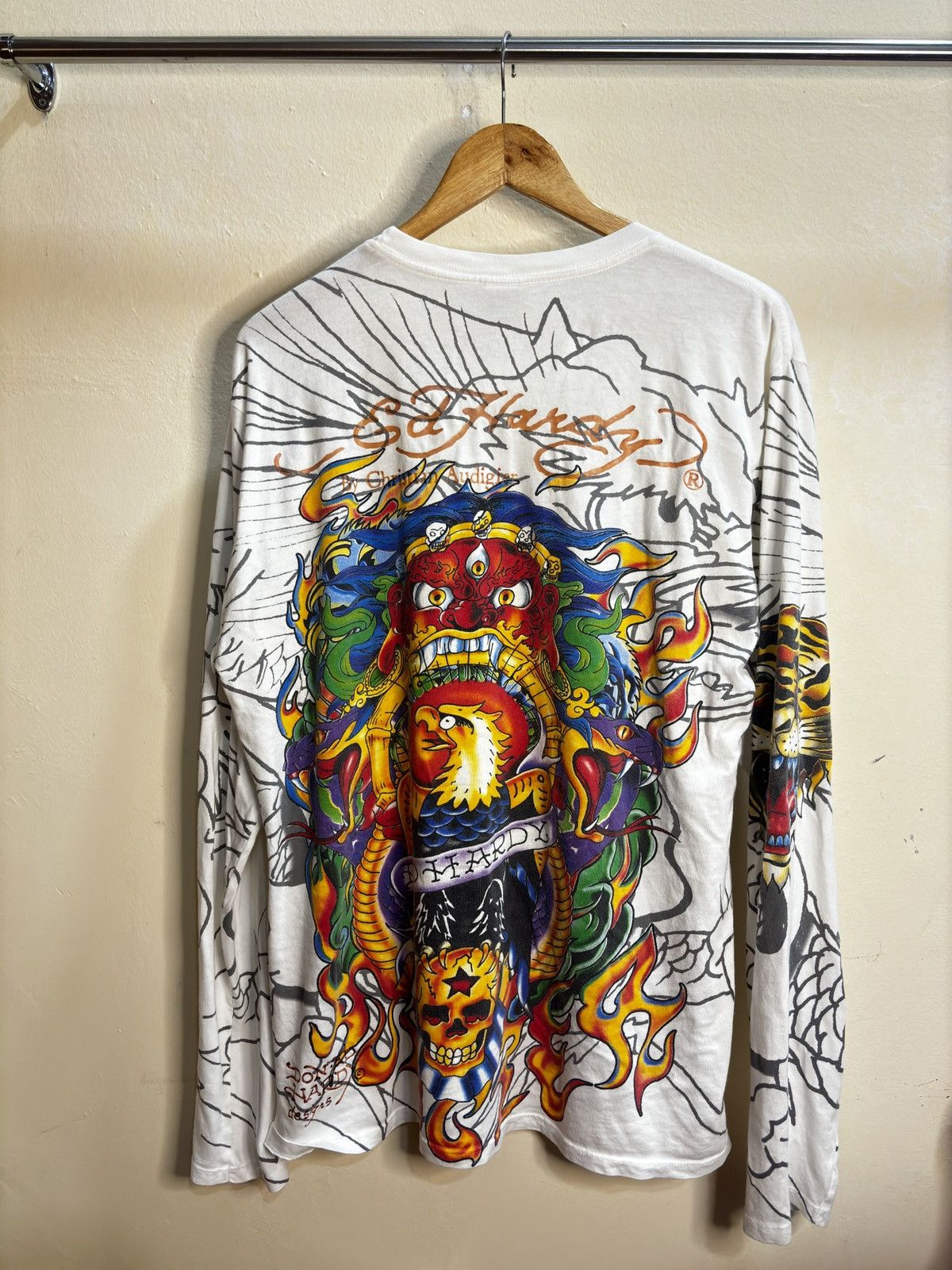 Ed Hardy Vintage Ed Hardy christian Audigier Longsleeve Size US L / EU 52-54 / 3 - 2 Thumbnail