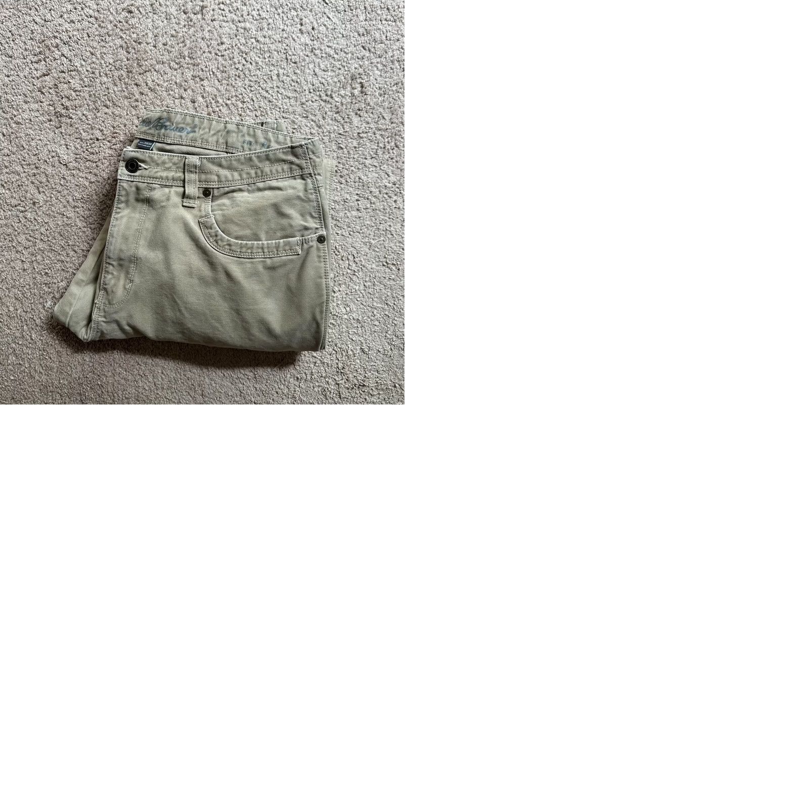 Eddie Bauer Eddie Bauer Pants Mens 33x29 Brown Straight Leg Mid Rise Double Knee Workwear Canvas Size US 33 - 10 Thumbnail