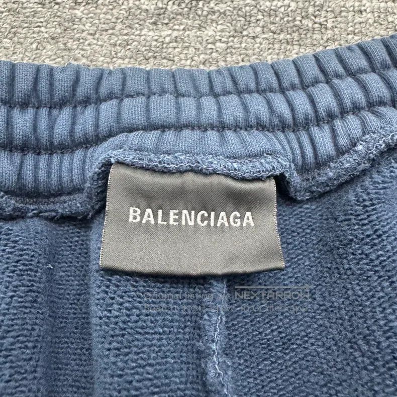 Balenciaga Balenciaga size S Embroidered Destroyed Letter Casual Pant Size US 27 - 2 Thumbnail
