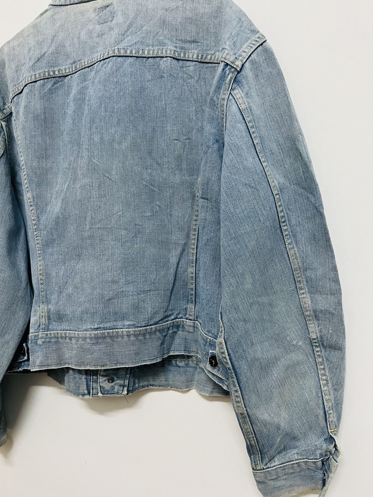 Lee × Vintage VINTAGE THRASHED LEE RIDER SANFORIZED UNION MADE JACKET Size US L / EU 52-54 / 3 - 14 Thumbnail