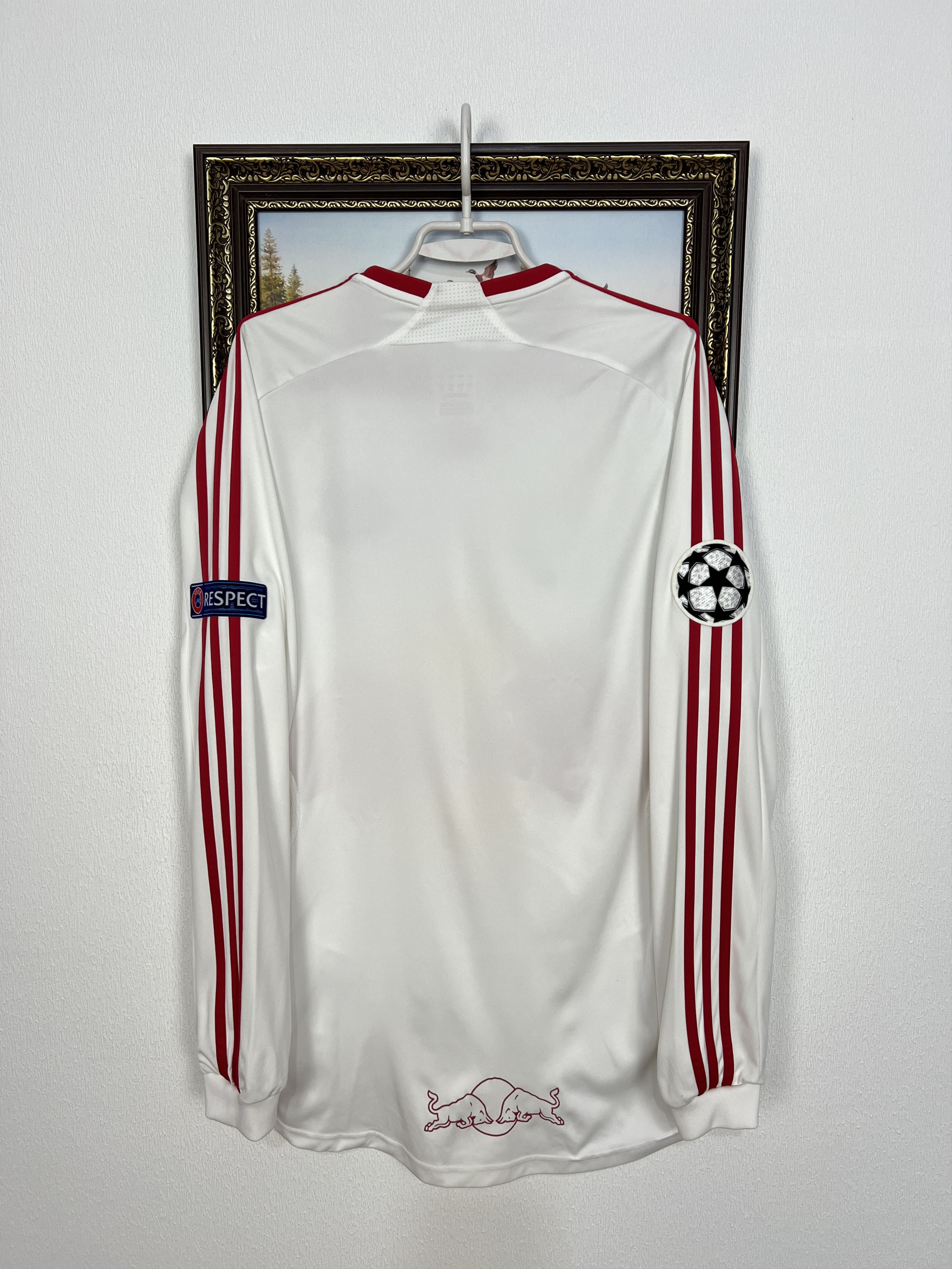 Adidas Red Bull Salzburg football shirt 2007 Soccer Long Sleeve Size US L / EU 52-54 / 3 - 9 Thumbnail