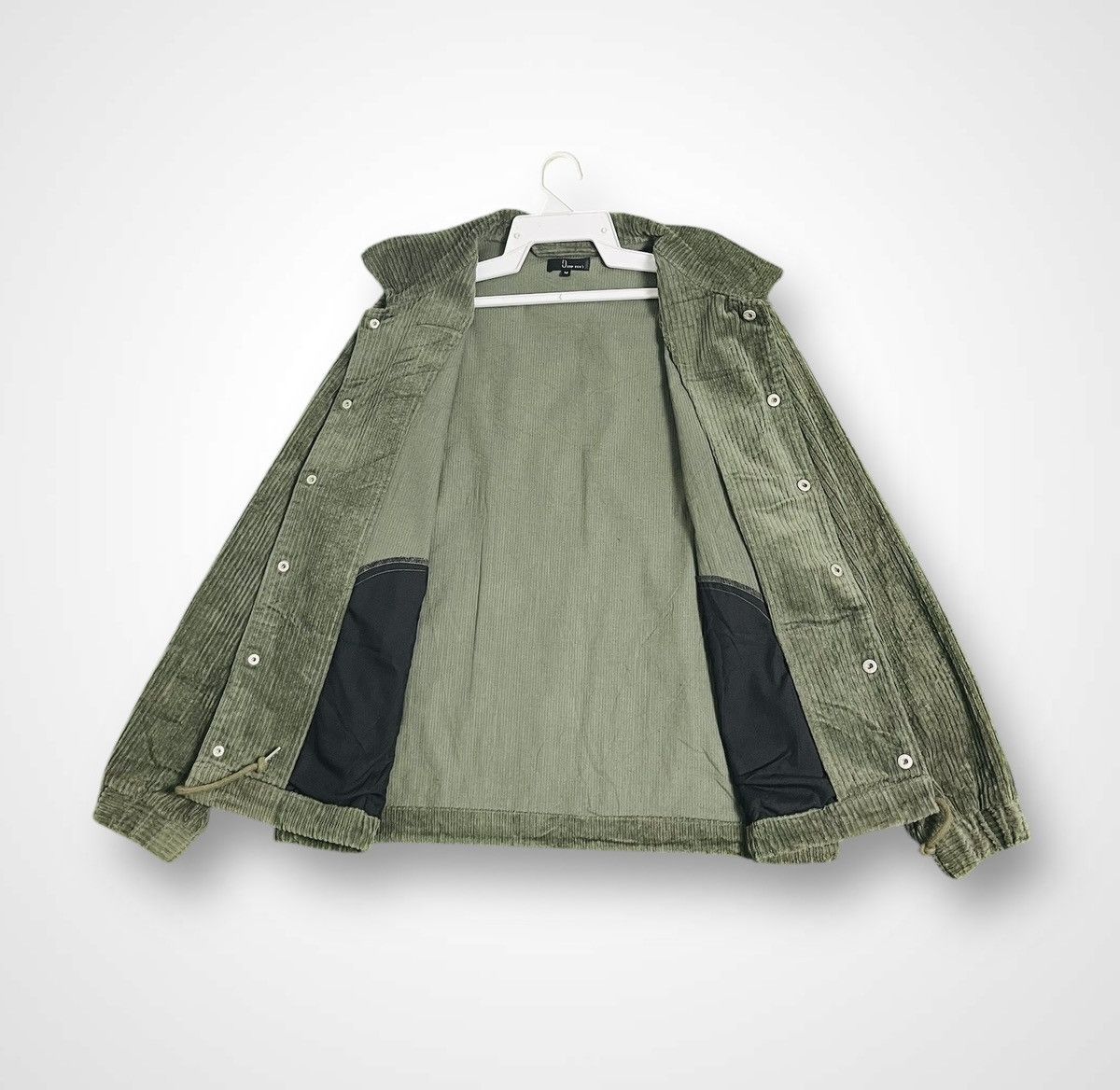 Japanese Brand Zip Five Button Tap Corduroy Jacket (20) Size US L / EU 52-54 / 3 - 3 Thumbnail