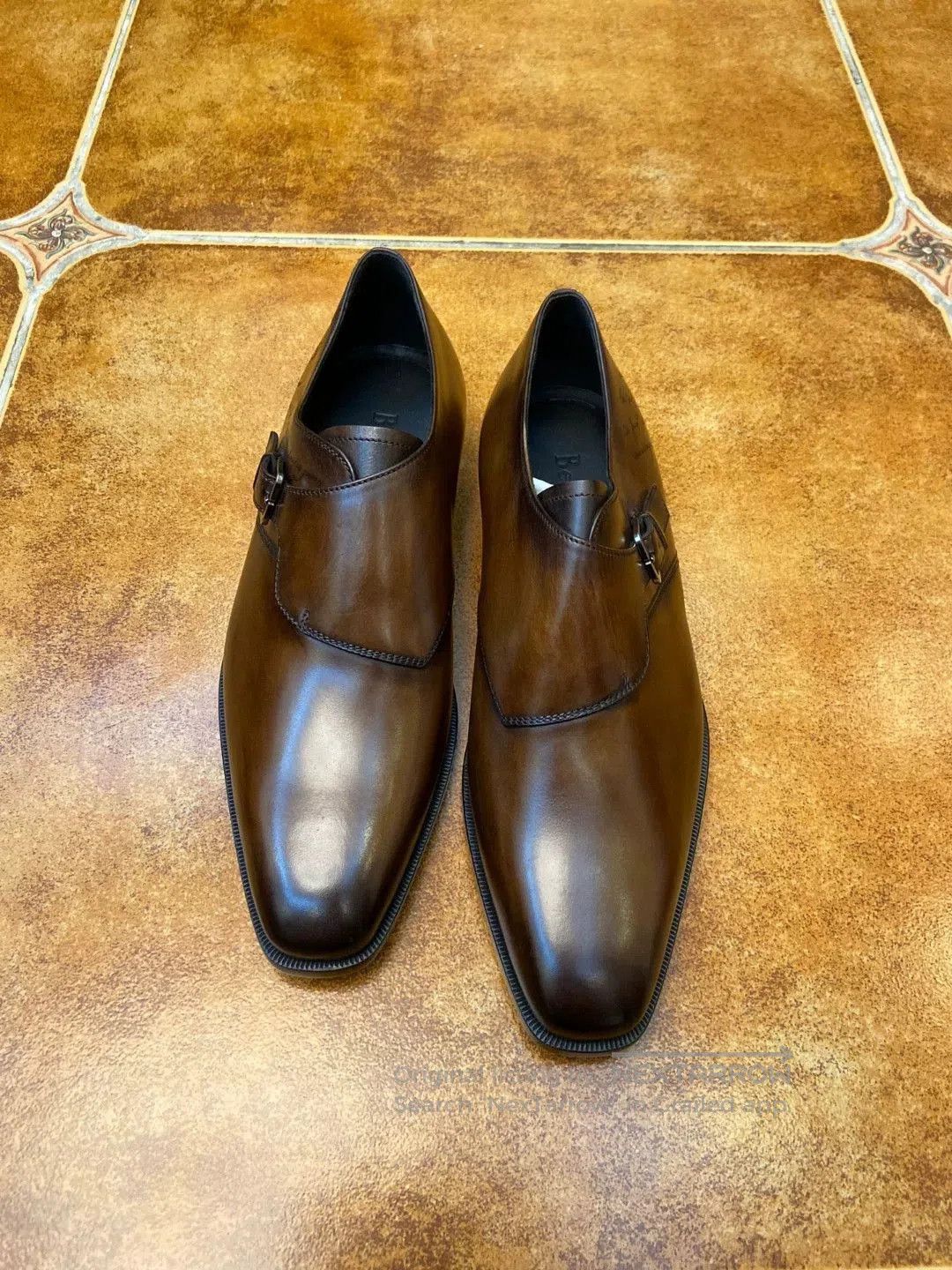 Berluti Brown Leather Formal Dress Shoes. Size US 7.5 / EU 40-41 - 2 Thumbnail