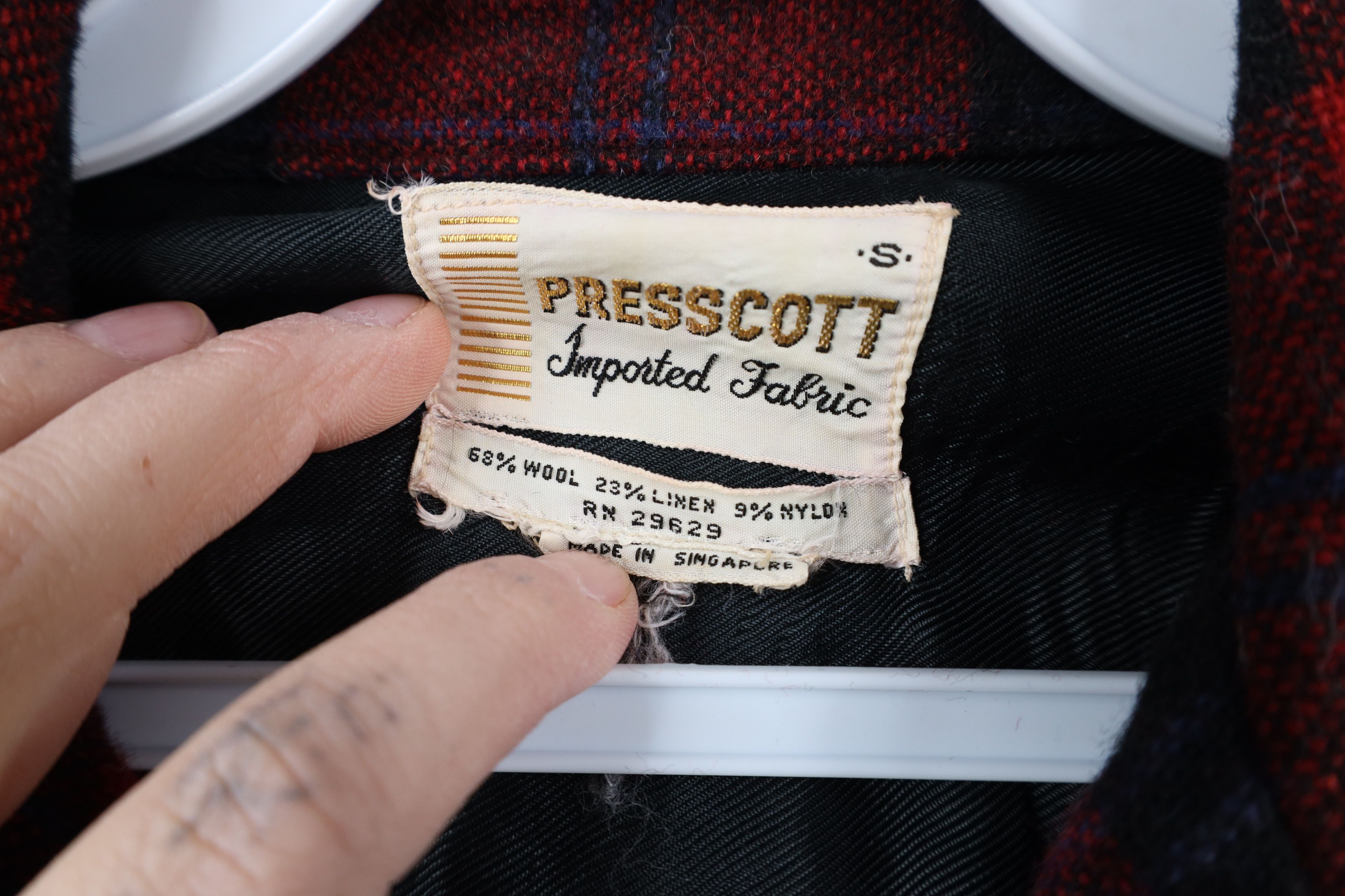 Vintage Vintage 50s 60s Streetwear Looped Collar Board Button Shirt Size US S / EU 44-46 / 1 - 8 Thumbnail