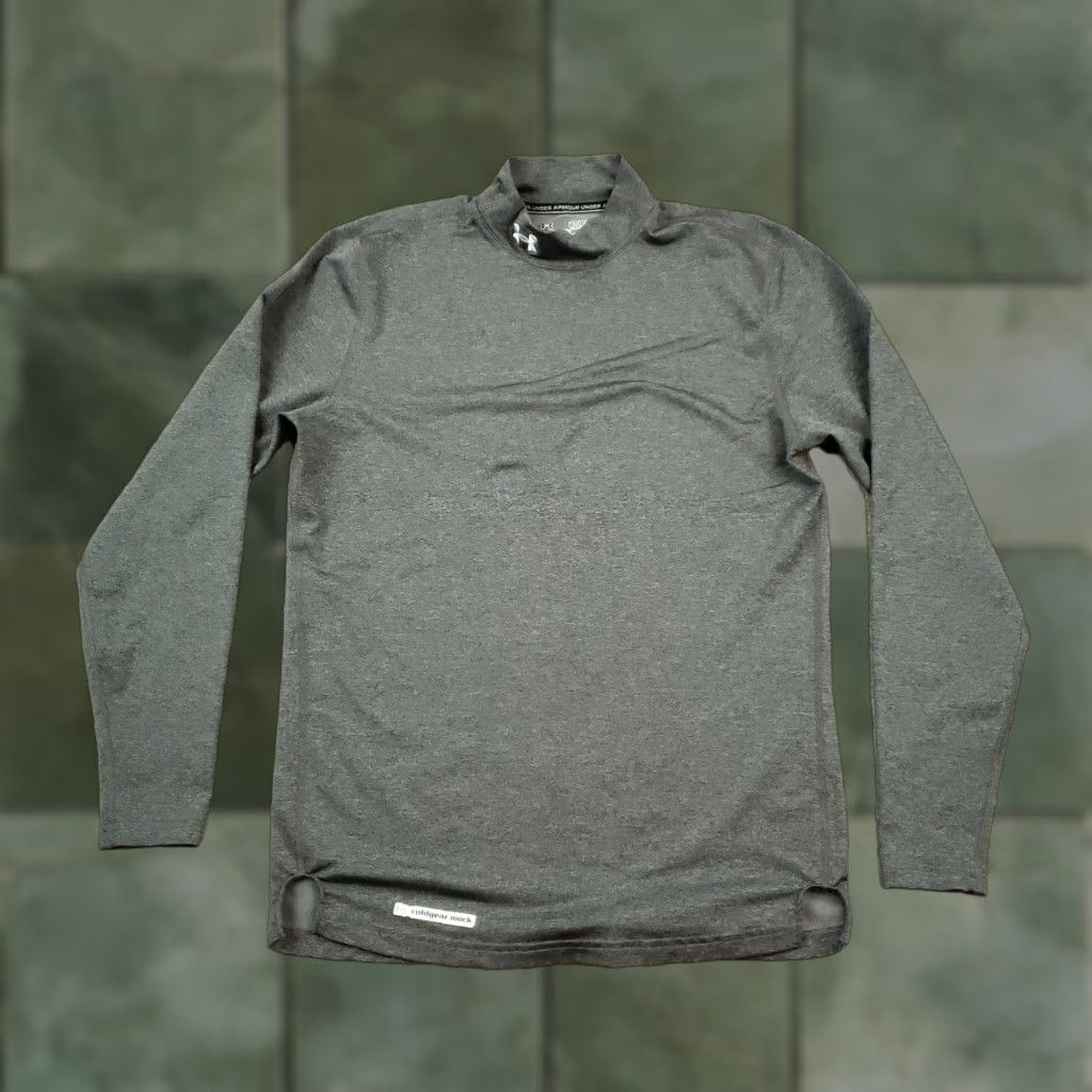 Under Armour Under Armour ColdGear Long Sleeve Outdoor Shirt Mens Medium Gray Size US M / EU 48-50 / 2 - 1 Thumbnail