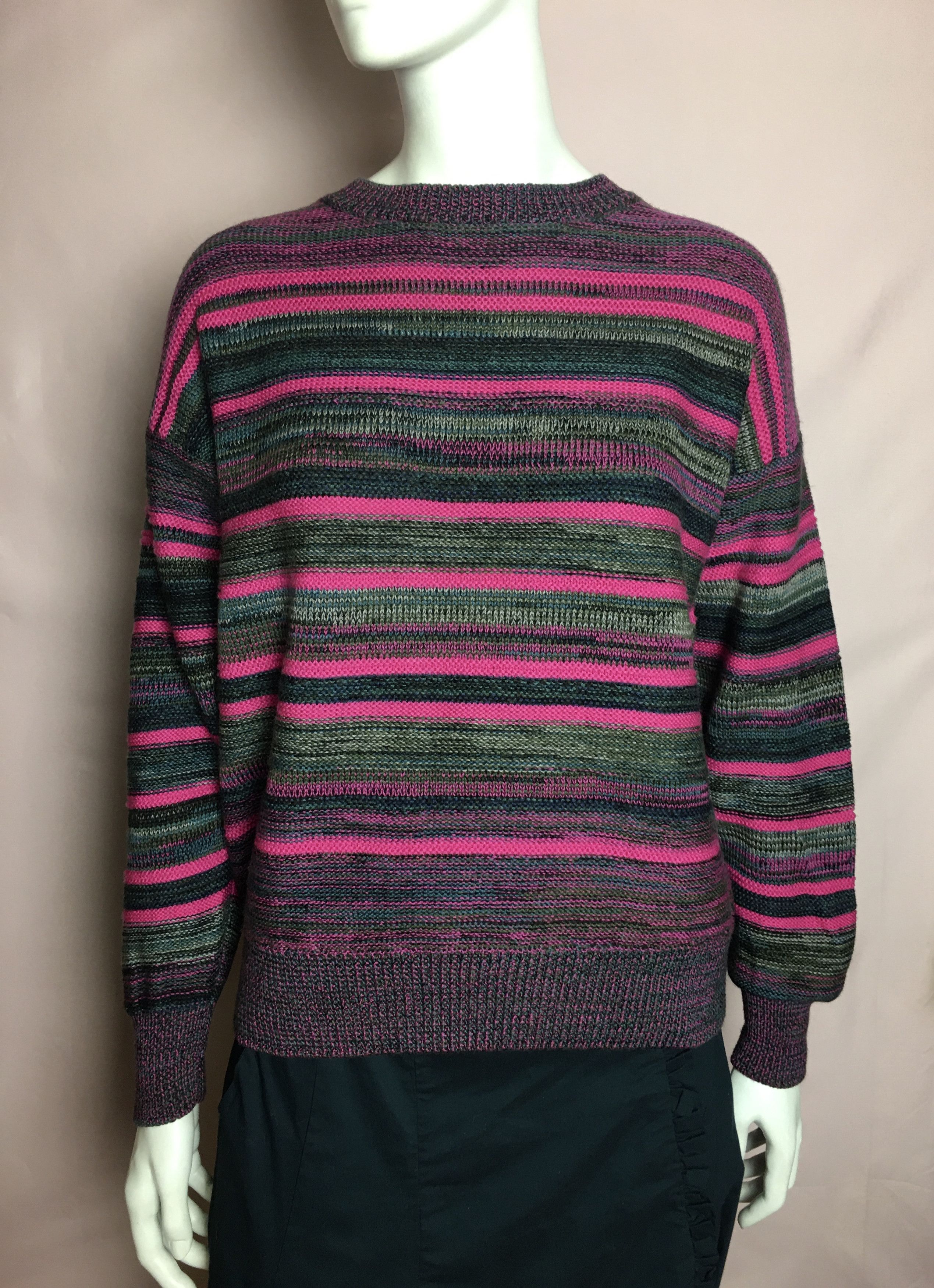 Other FALCONERI Italy Virgin Wool Striped Knit Sweater Size S Size S / US 4 / IT 40 - 3 Thumbnail