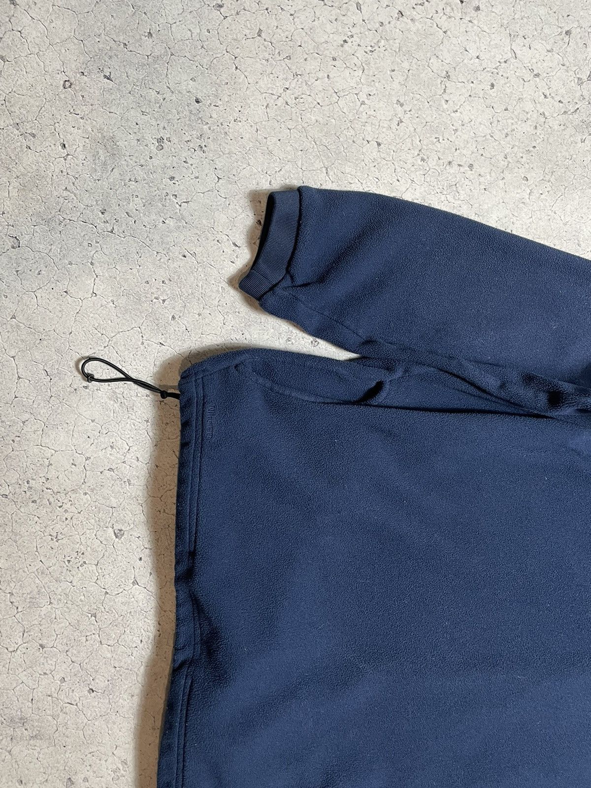 Nike × Vintage Vintage Fleece 1/4 Zip Pullover Nike Y2K Drill Swoosh Size US XXL / EU 58 / 5 - 3 Thumbnail