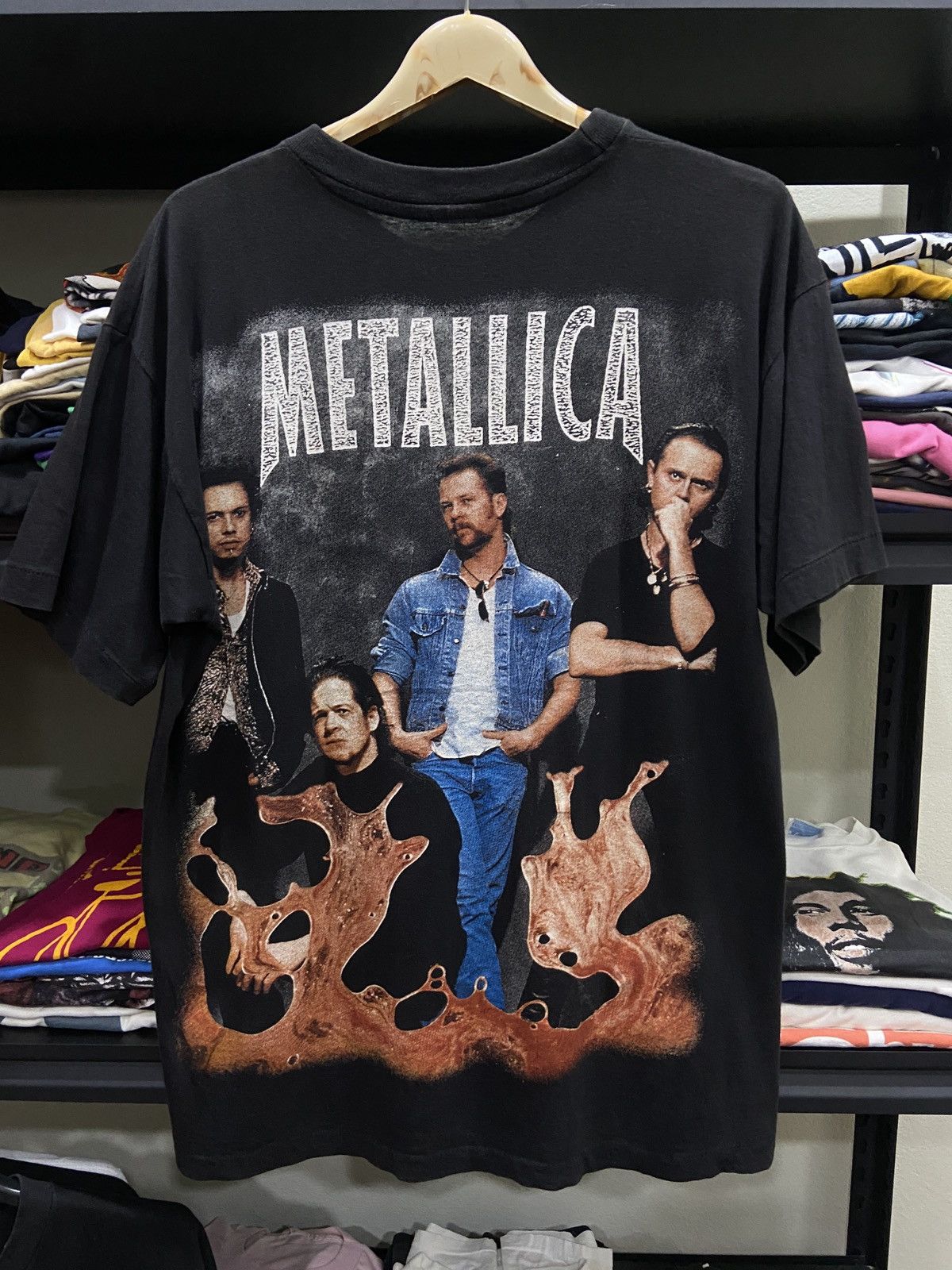 Band Tees × Vintage Vintage 90s METALLICA Bootleg Load Tour TShirt Size US L / EU 52-54 / 3 - 2 Thumbnail