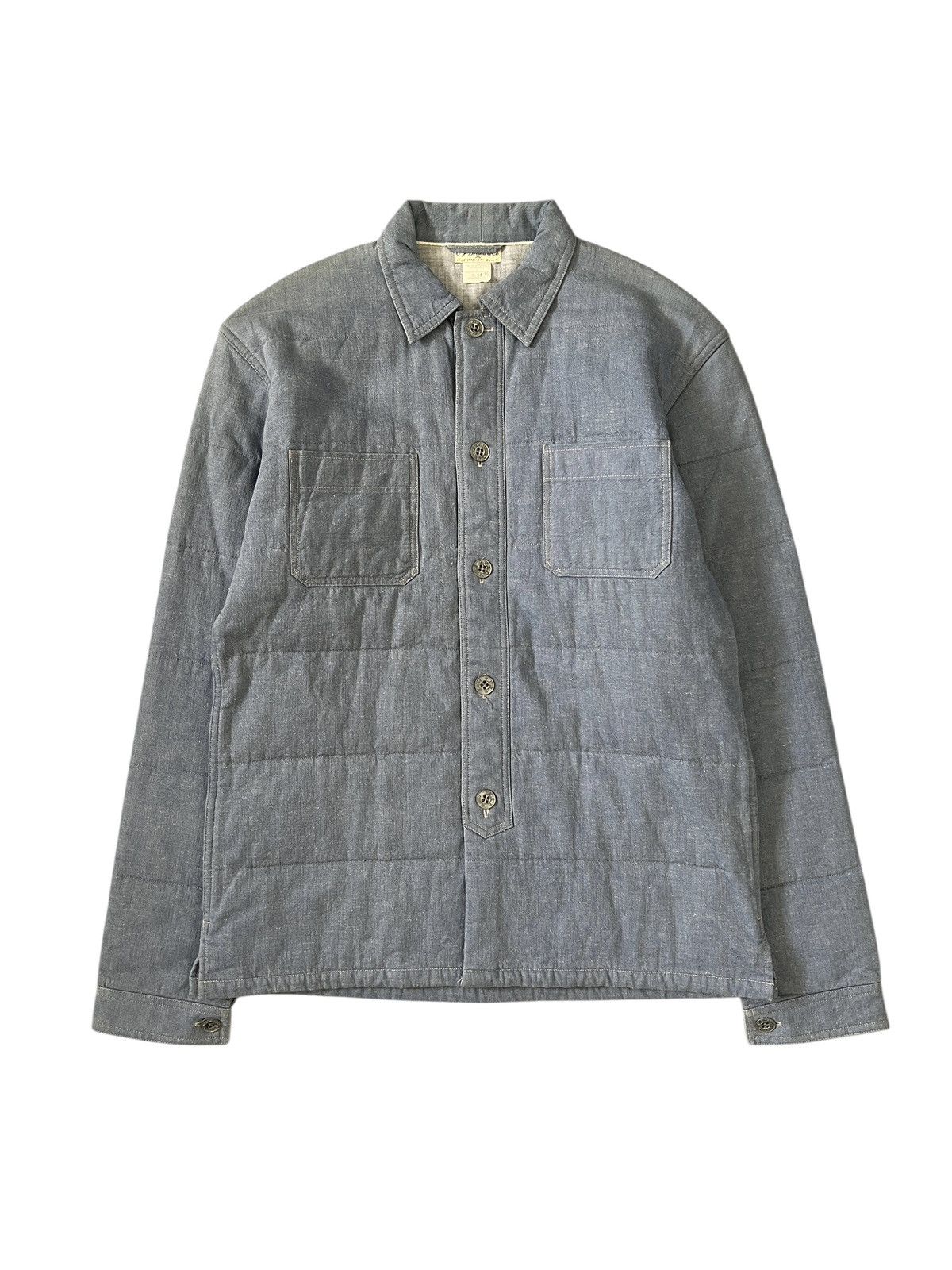 Japanese Brand × Old Joe AW14 Old Joe & Co. Quilting Shirt Jacket Size US S / EU 44-46 / 1 - 1 Thumbnail