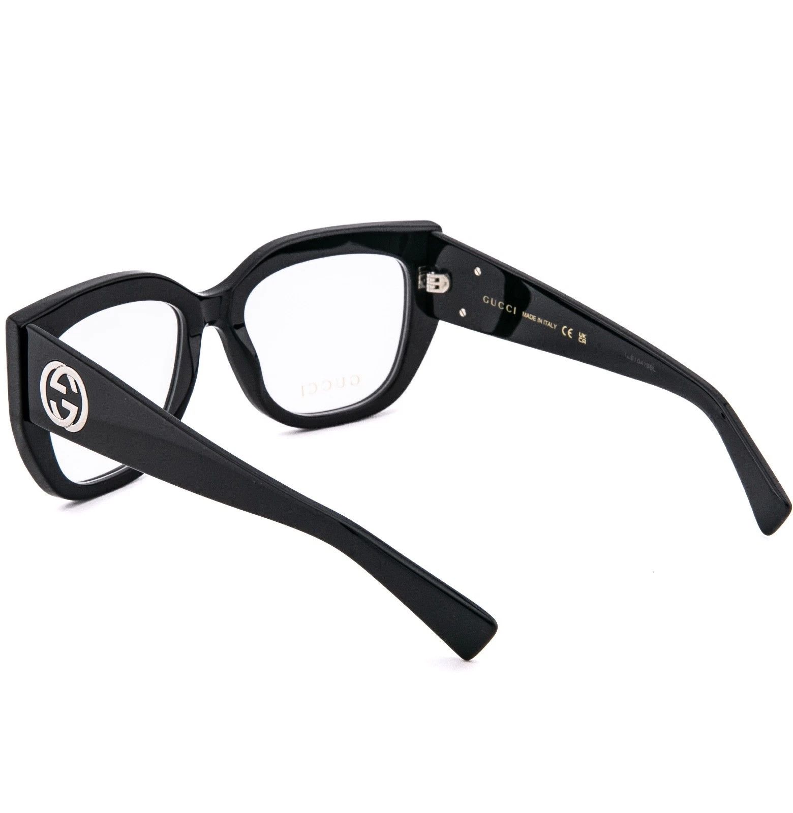 Gucci GUCCI GG1846O 1846 Black GG Silver Logo Bold Eyeglass 001 Size ONE SIZE - 2 Thumbnail