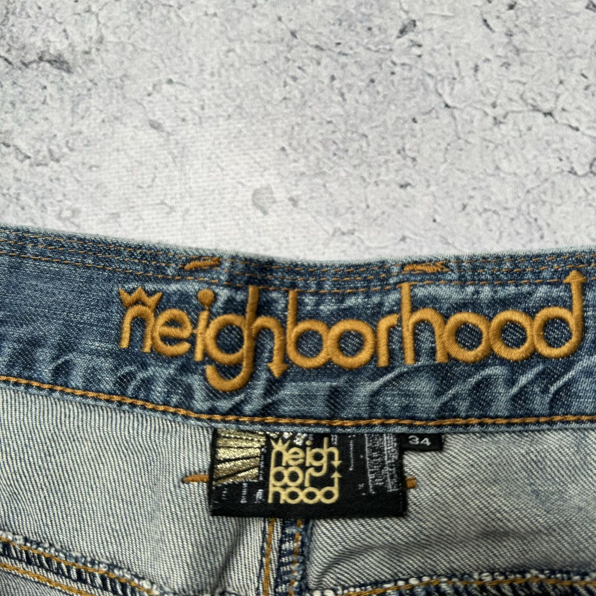 Japanese Brand × Neighborhood × Vintage Neighborhood Faded Japanese Denim Distressed Jeans Size US 34 / EU 50 - 10 Thumbnail