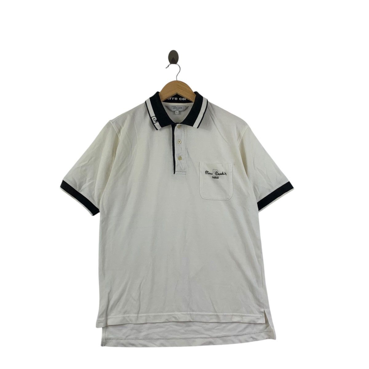 Pierre Cardin Vintage PIERRE CARDIN PARIS Embroidered Polo Tee Shirt Top Size US L / EU 52-54 / 3 - 1 Thumbnail