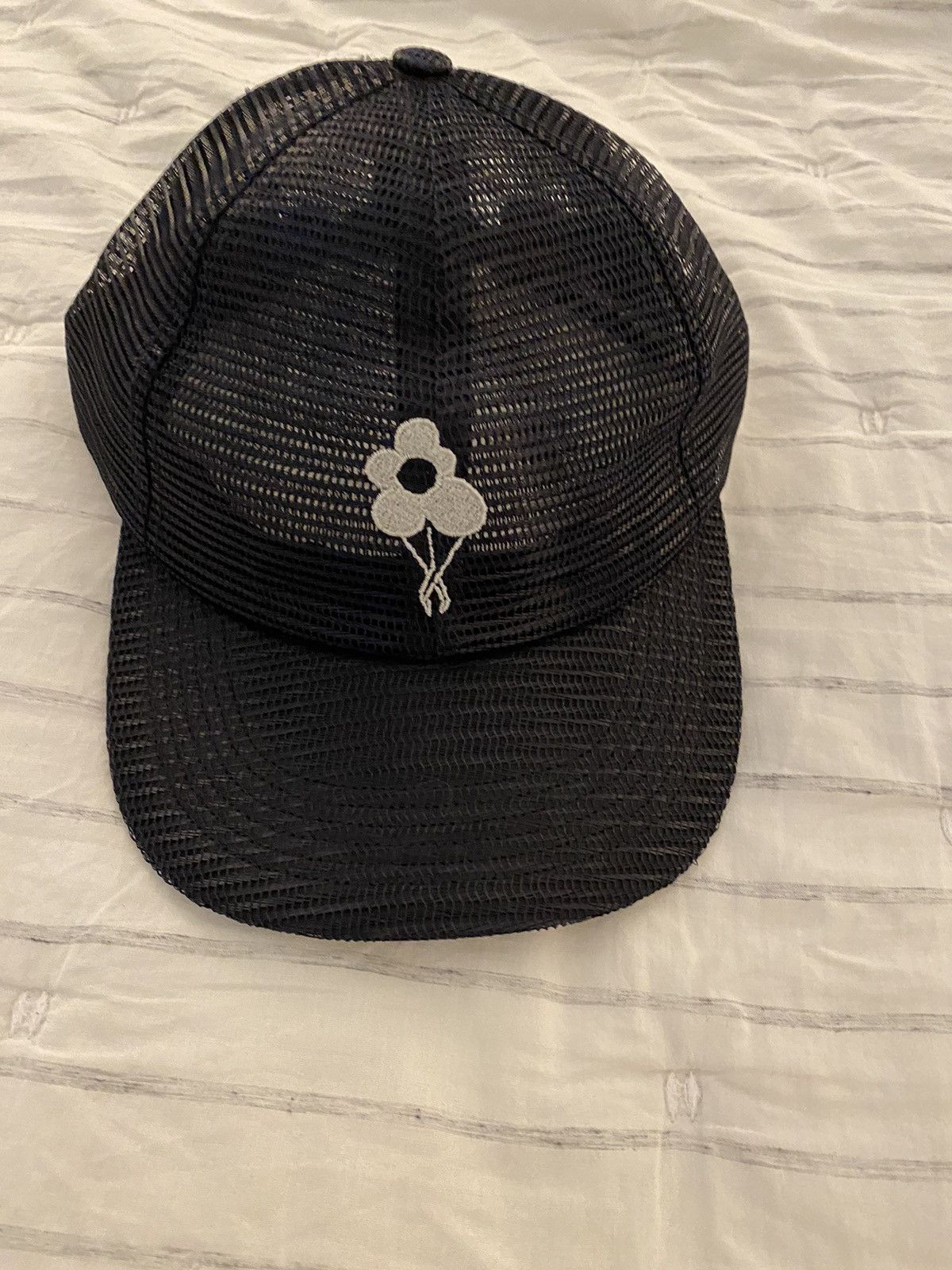 Other Dancer Navy Flower Cap NWT Size ONE SIZE - 3 Thumbnail