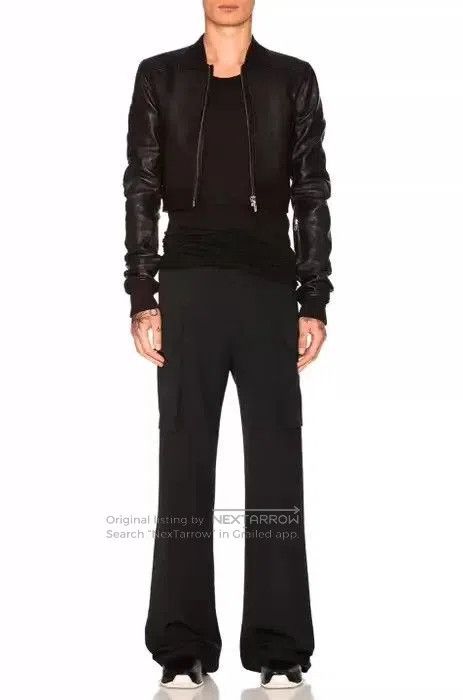 Rick Owens Rick Owens Short Flight Jacket- Size US L / EU 52-54 / 3 - 7 Thumbnail