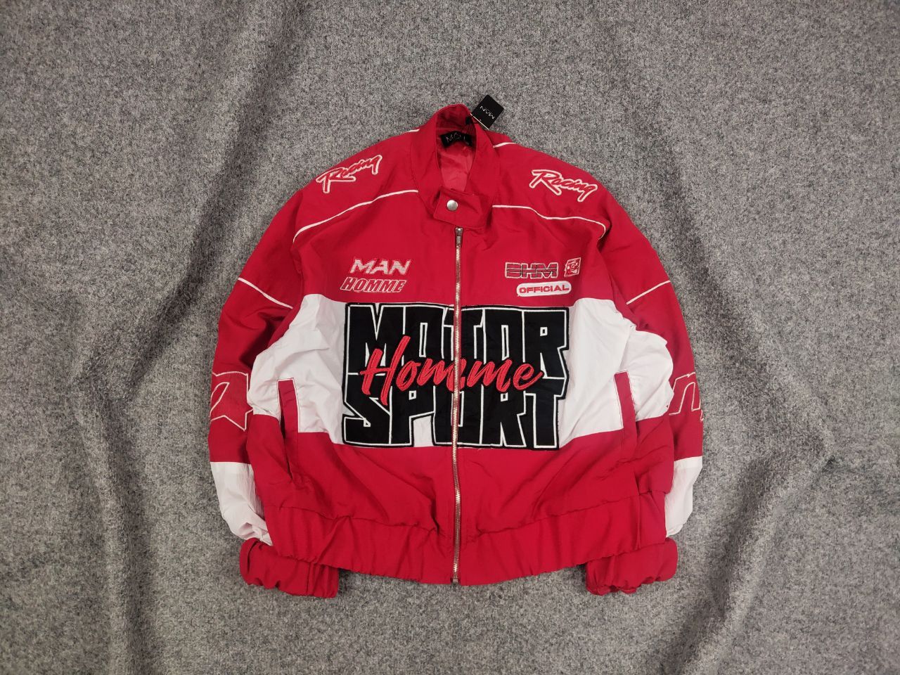 Racing × Streetwear × Vintage Boxy Washed Nylon moto Sport Racing 