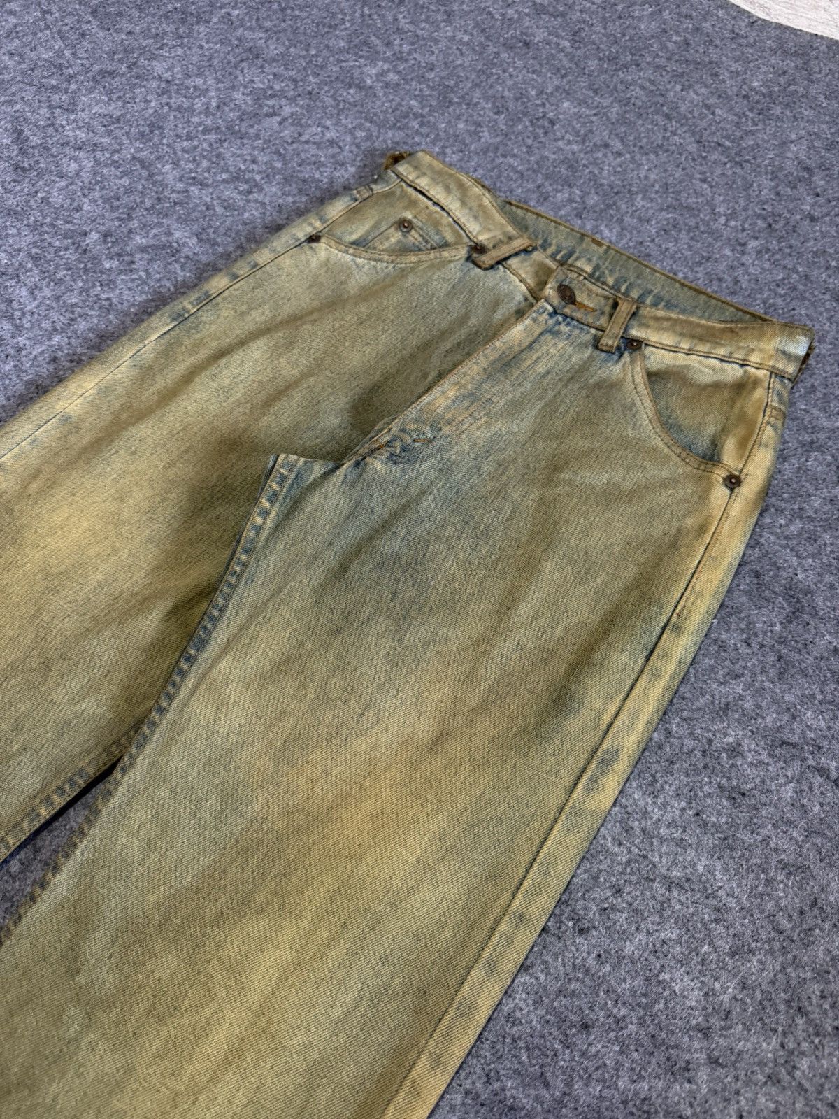 Levi's × Vintage Vintage 90s Levis Orange Tab Muddy Dusty Jeans Size US 28 / EU 44 - 4 Thumbnail