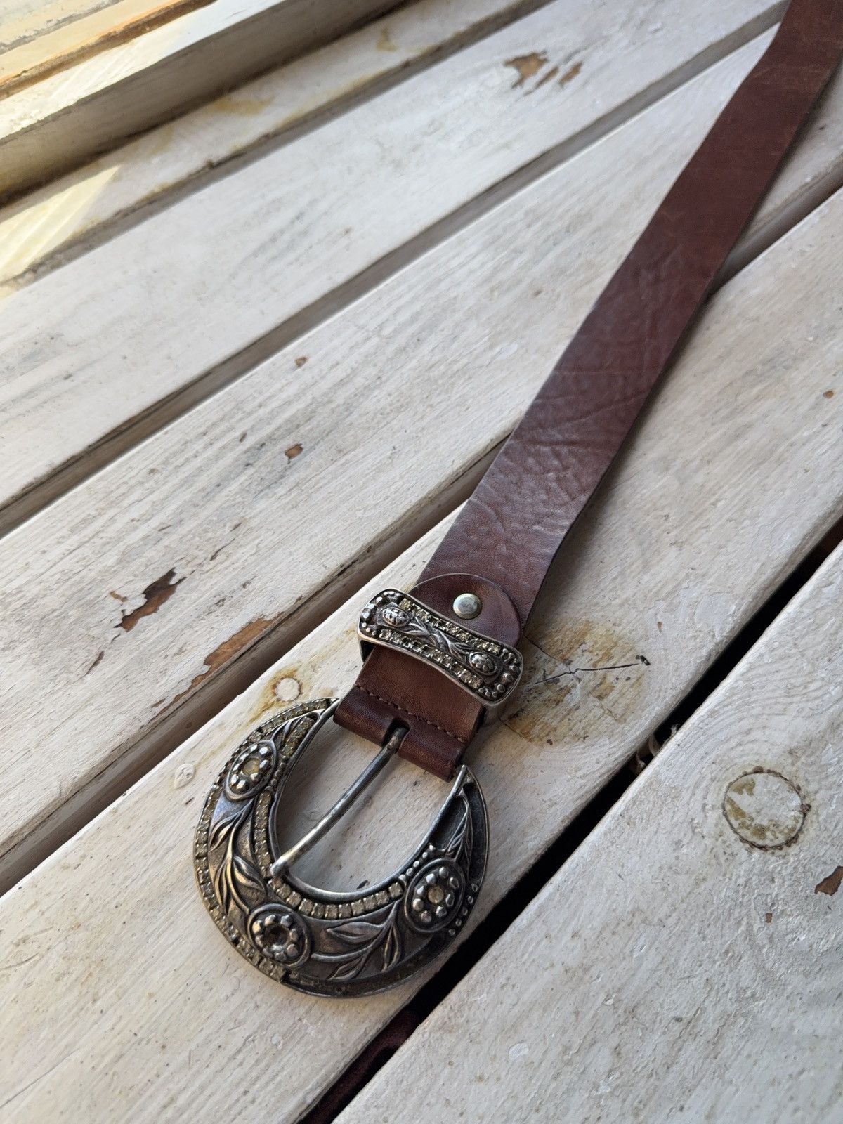 Japanese Brand 90s Y2K Avant Garde Punk Chrome Japanese Retro Style Belt Size ONE SIZE - 6 Thumbnail