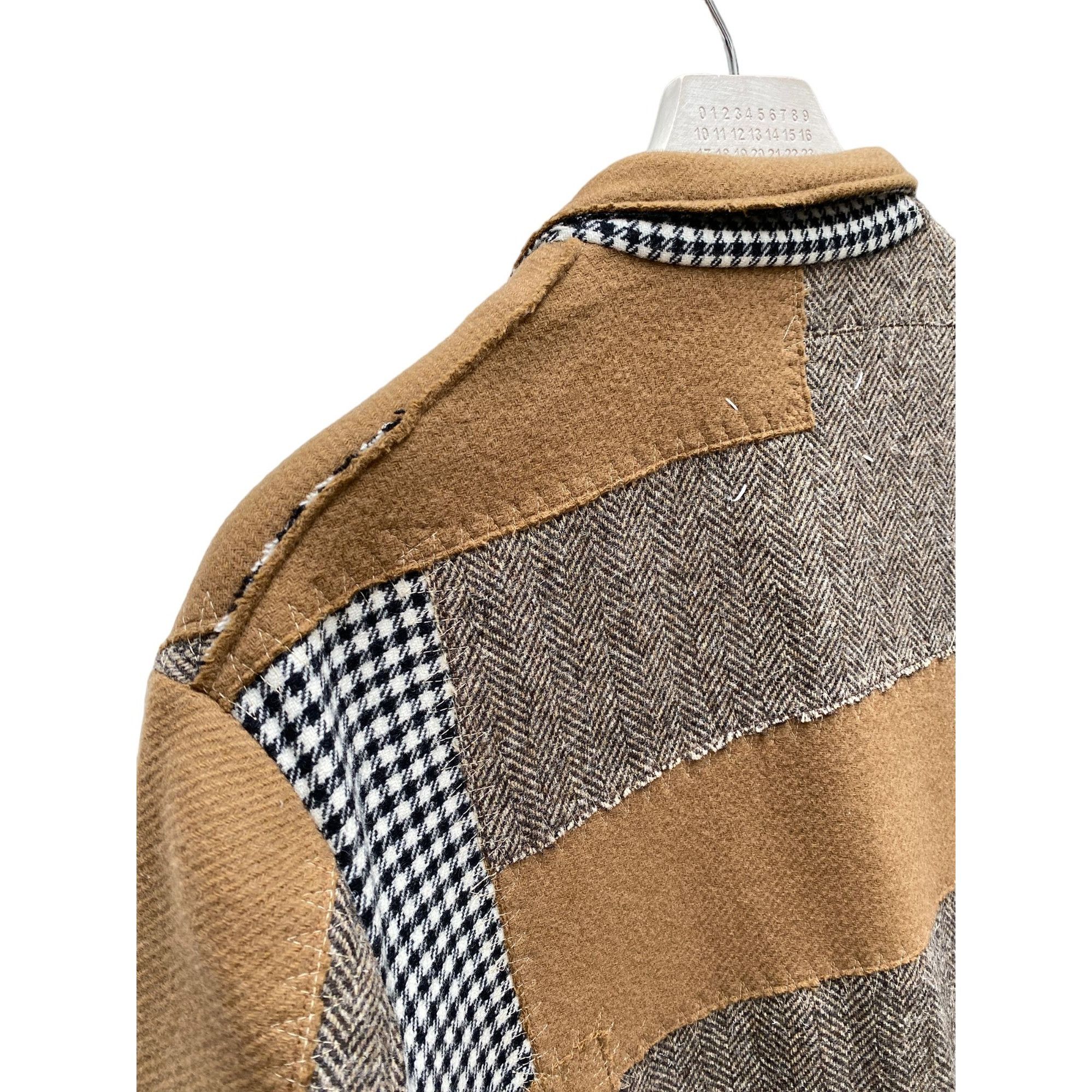 Maison Margiela 1/1 Sample FW 2017 Patchwork Wool Coat Size US M / EU 48-50 / 2 - 6 Thumbnail