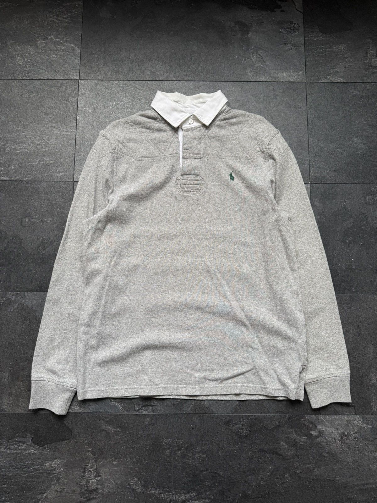 Polo Ralph Lauren × Streetwear × Vintage Vintage polo Ralph Lauren rugby long sleeve Size US L / EU 52-54 / 3 - 1 Thumbnail