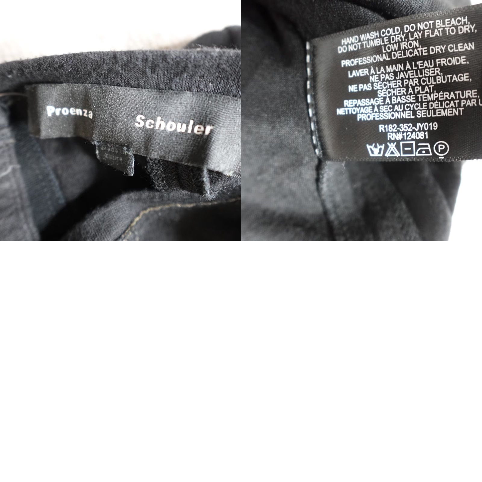 Proenza Schouler Proenza Schouler Womens Dress Large Black Jersey A-Line Sleeveless Size L / US 10 / IT 46 - 8 Thumbnail