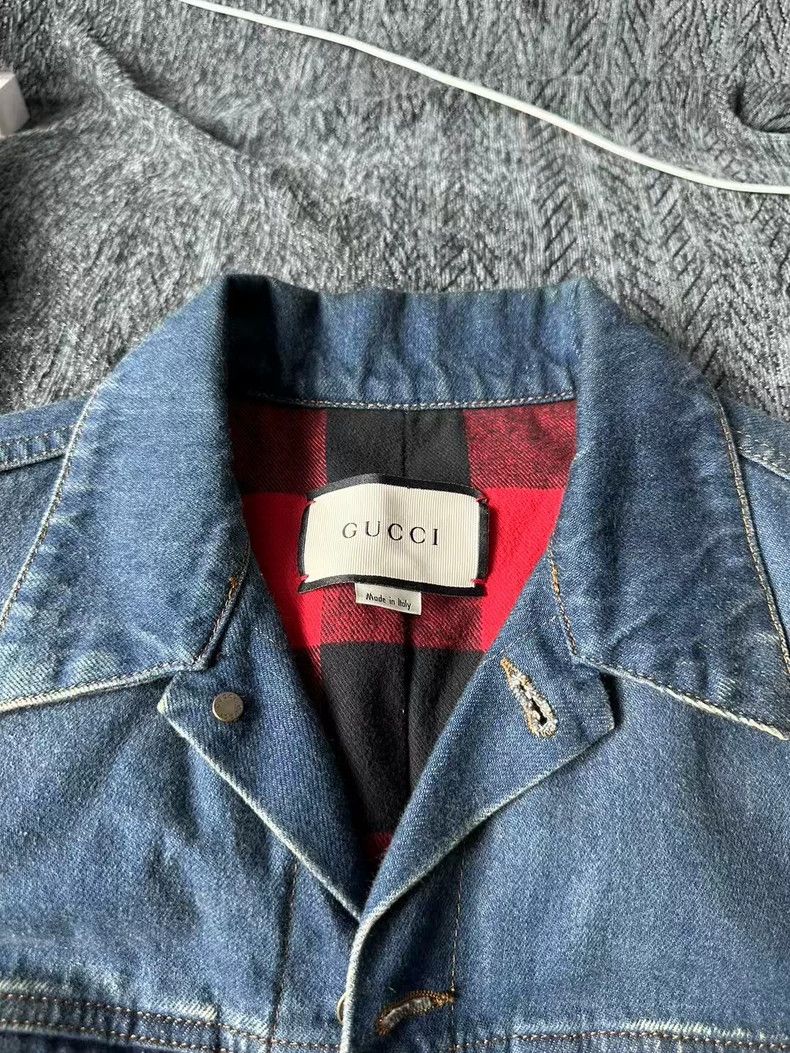 Gucci Gucci Tiger head denim jacket Size US M / EU 48-50 / 2 - 3 Thumbnail