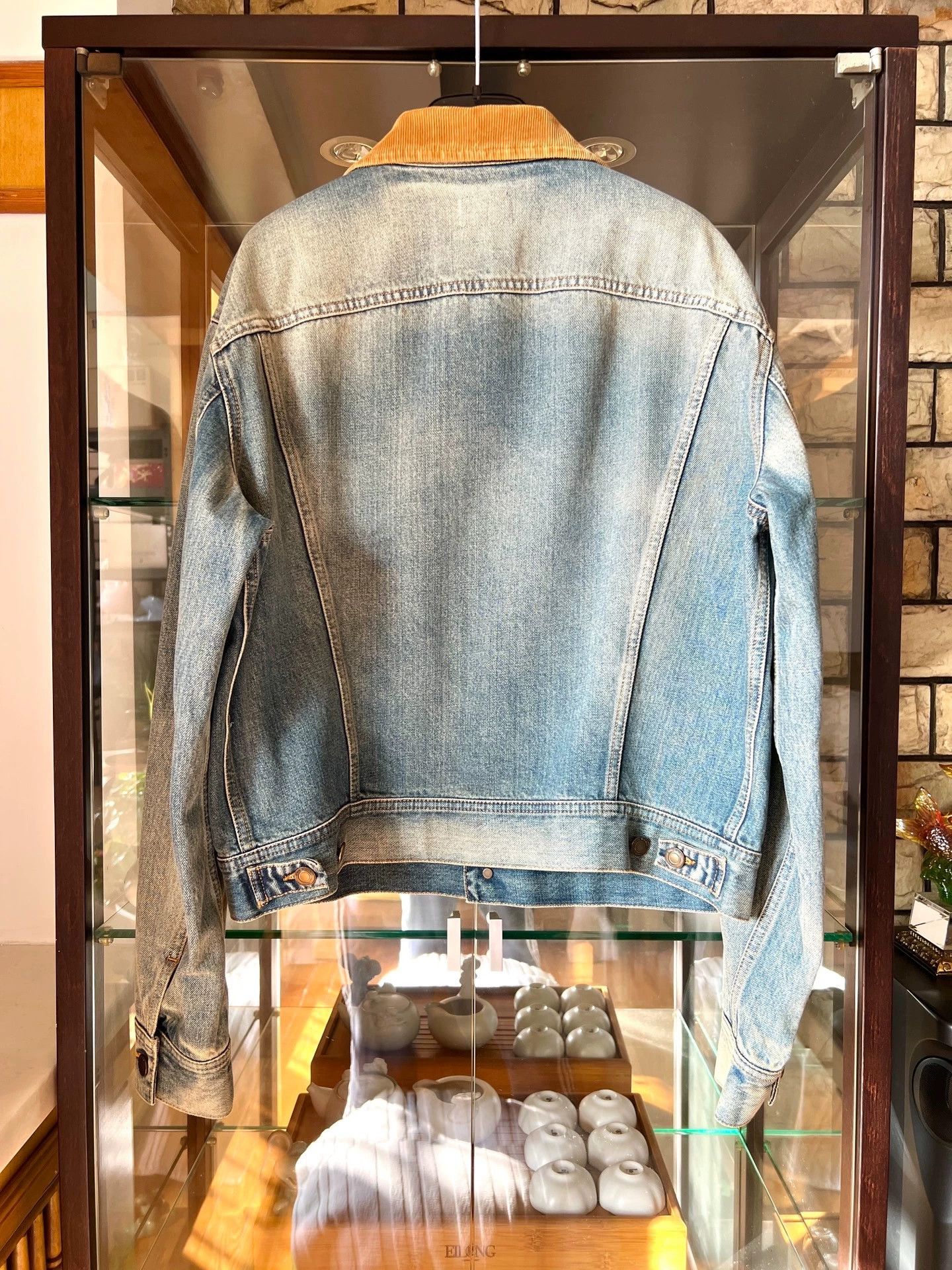 Saint Laurent Paris Saint Laurent 16FW Light Blue Washed Denim Jacket Size US M / EU 48-50 / 2 - 2 Thumbnail
