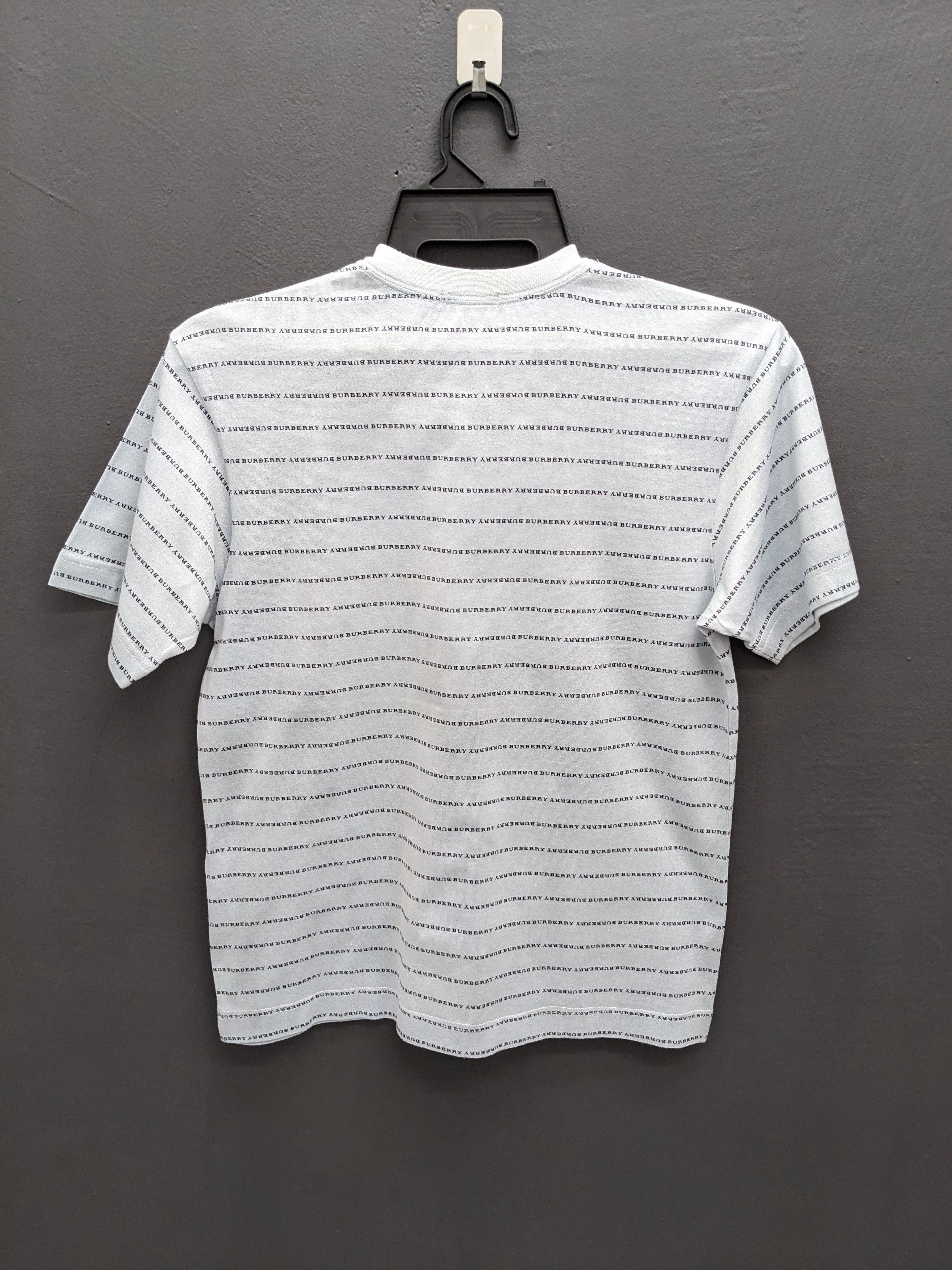 Burberry Burberry Spell Out Monogram Nova Check Tshirt Size US M / EU 48-50 / 2 - 4 Thumbnail