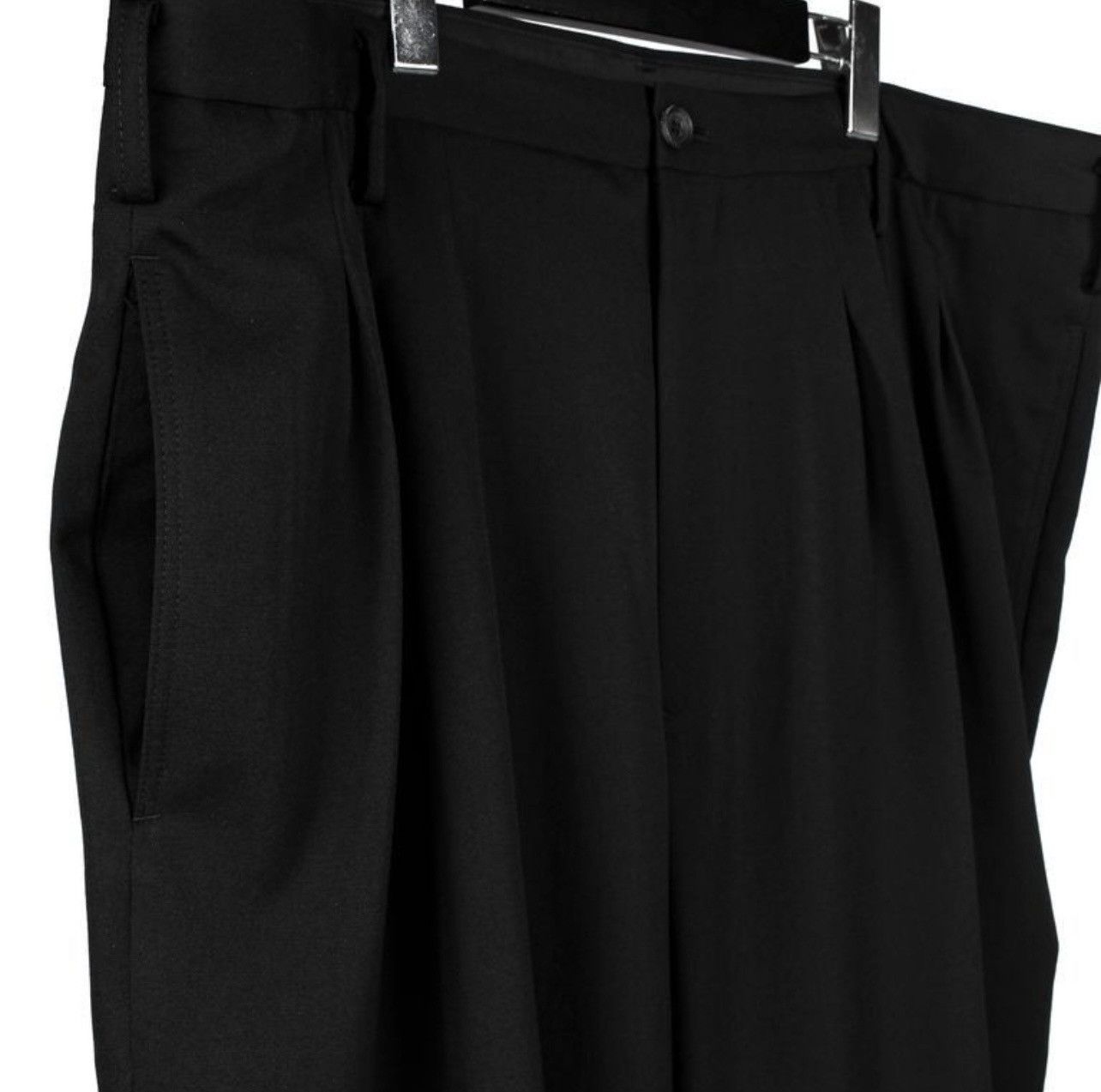 Yohji Yamamoto Yohji Yamamoto Pour Homme 12 Tuck Thick Wide Trousers Size US 34 / EU 50 - 24 Thumbnail