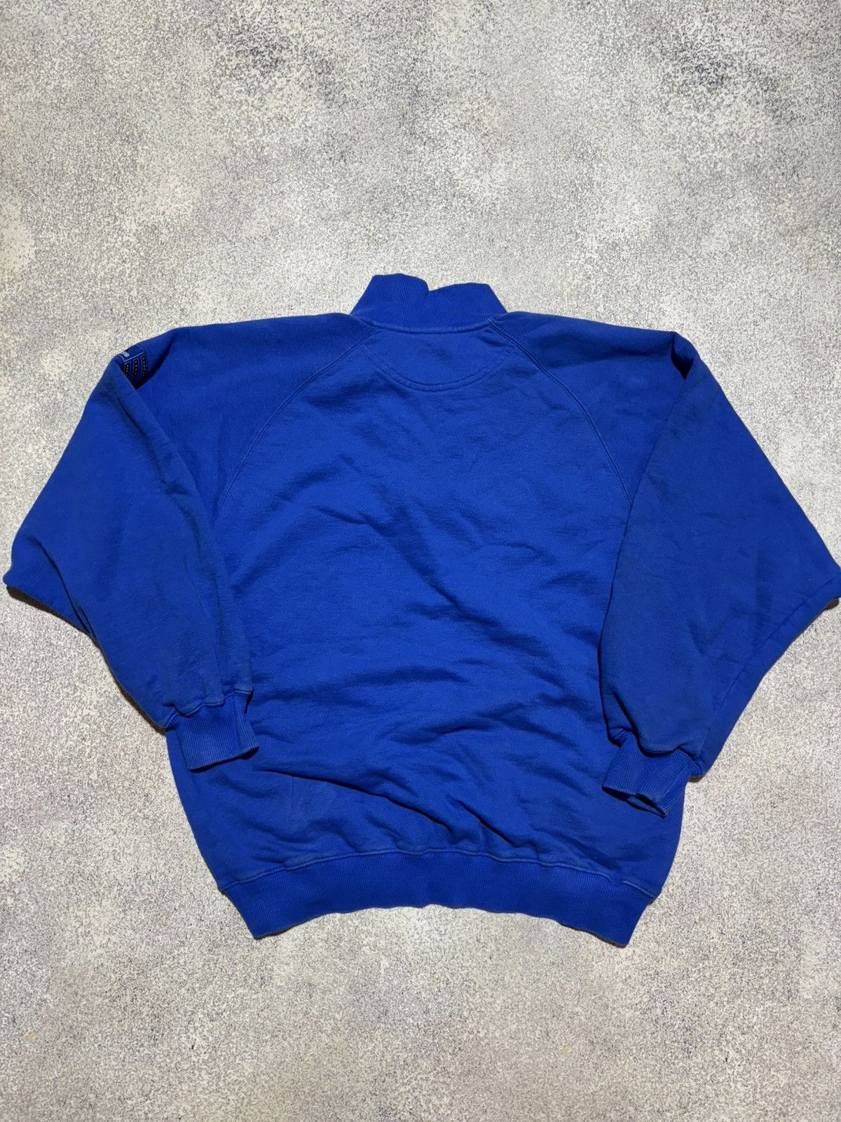 Adidas × Vintage Vintage Adidas 1/4 zip Sweatshirt Blue Y2K Mens size Medium Size US M / EU 48-50 / 2 - 8 Thumbnail