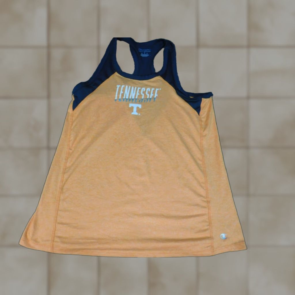 Champion Champion Shirt M Orange Tank Top Tennessee Crew Neck Sleeveless Cotton Logo Athletic Regular Men Mens Medium Orange T-Shirt Stretch Classic (No Holes) Size US M / EU 48-50 / 2 - 1 Thumbnail