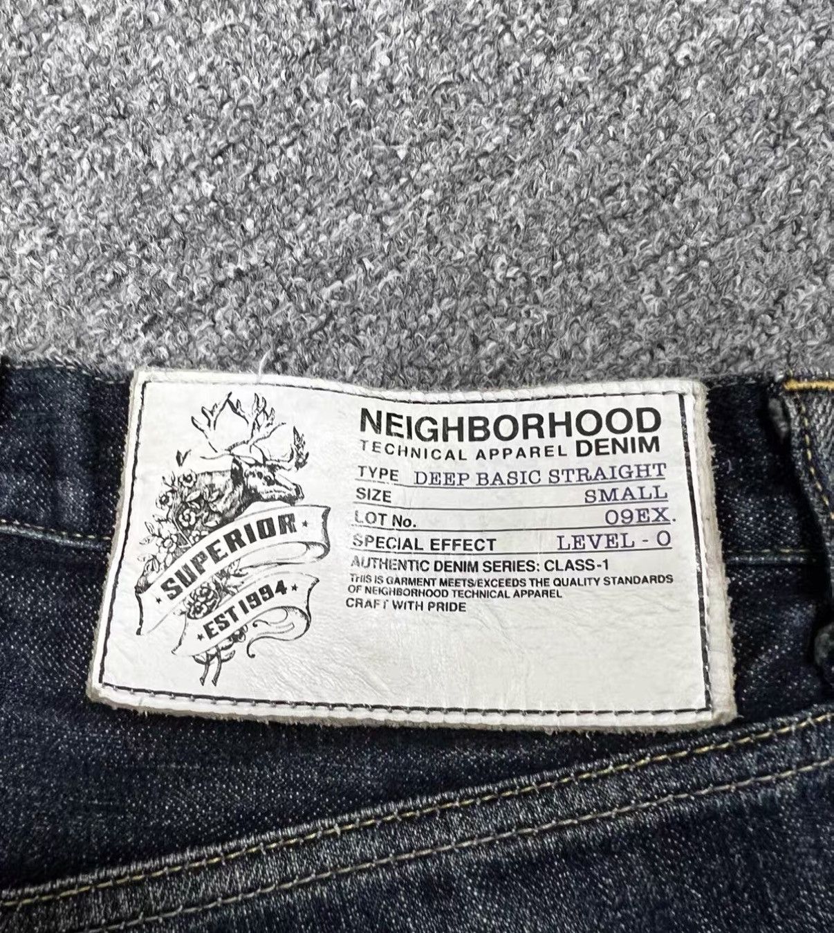 Neighborhood Neighborhood 2009 Red Selvedge Raw Denim Jeans J16 Size US 32 / EU 48 - 8 Thumbnail