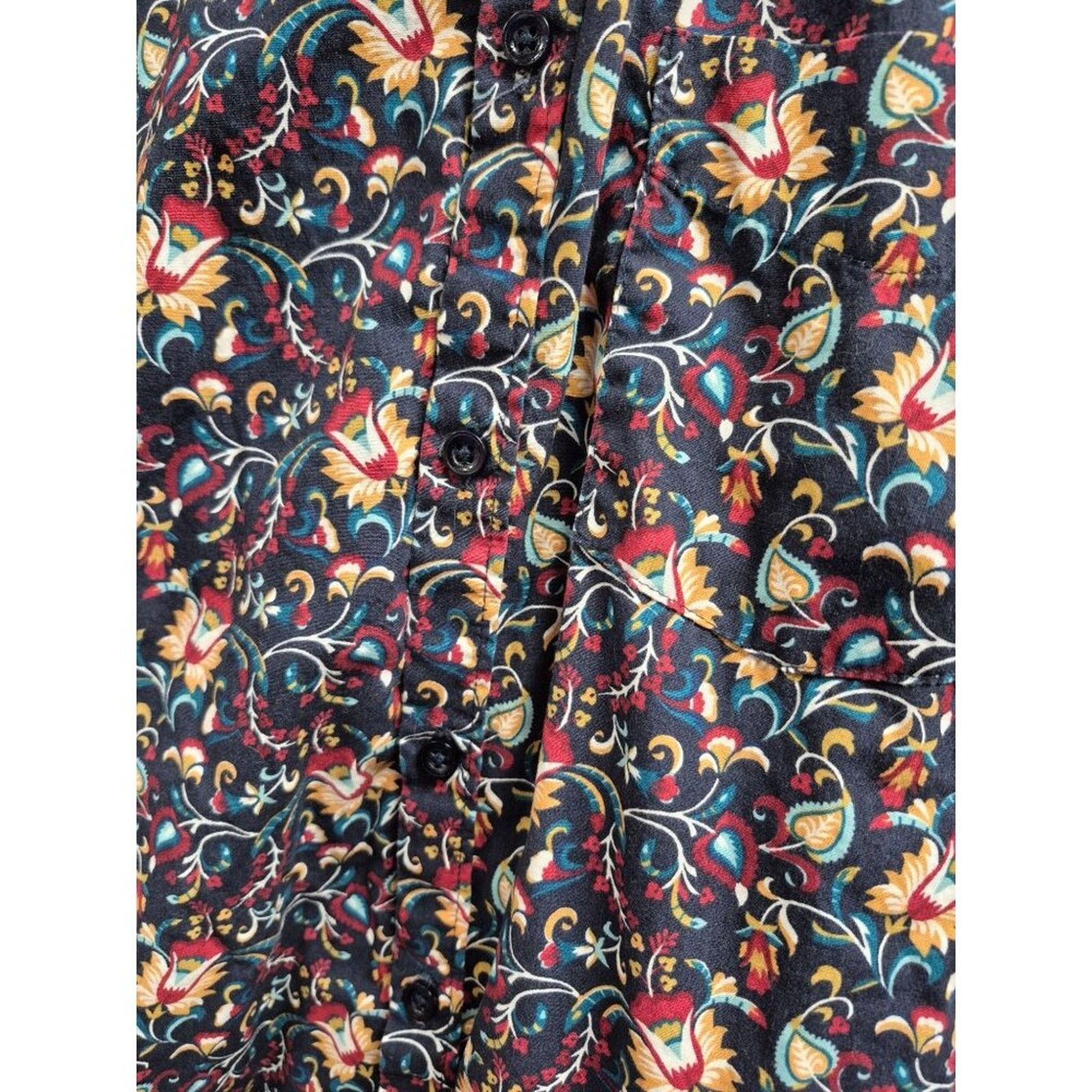 Other Monument Mens Floral Short Sleeve Button-Up Pocket Shirt Size US S / EU 44-46 / 1 - 2 Thumbnail