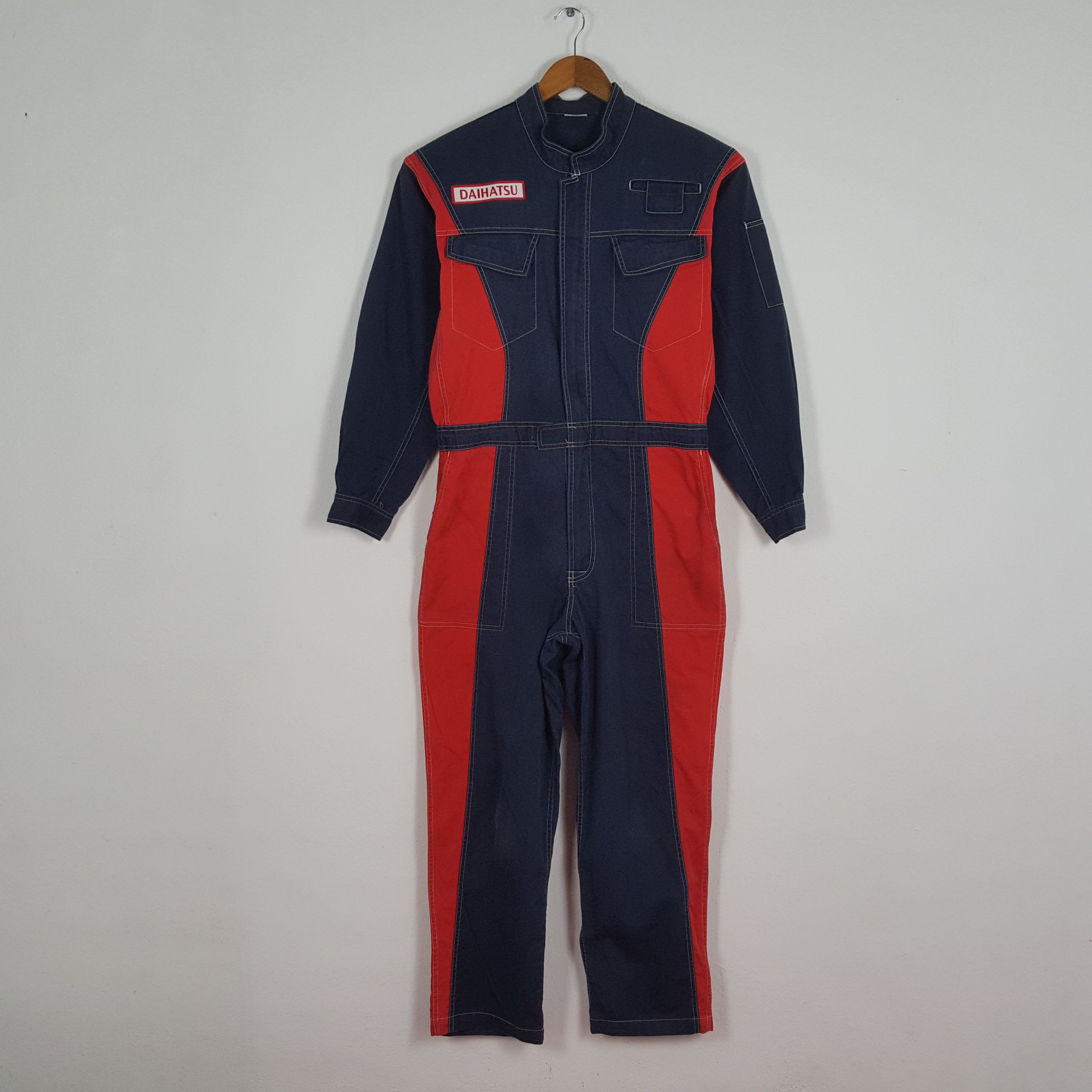 Japanese Brand × Vintage Vintage DAIHATSU Japanese Motorsports Racing Coverall Jacket Size US L / EU 52-54 / 3 - 4 Thumbnail