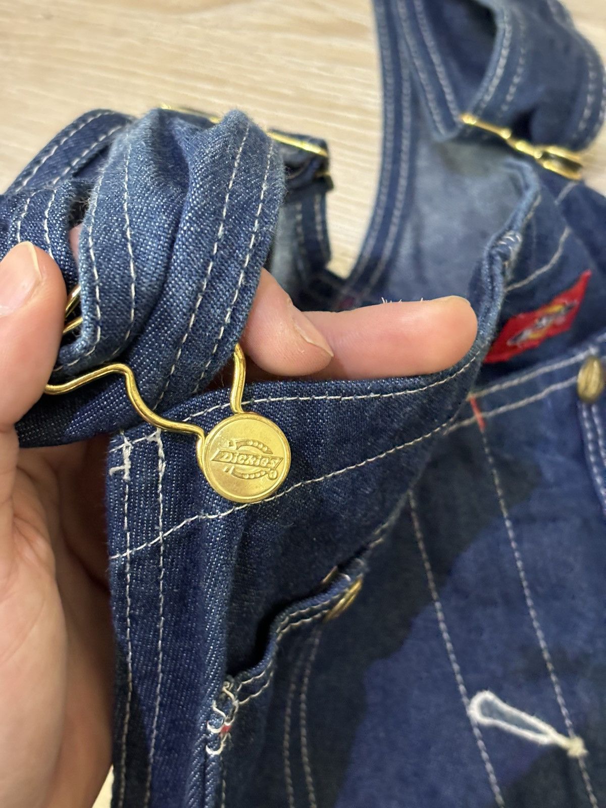 Dickies × Vintage Dickies Double Logo Overalls Vintage36x34Very Good Condition Size US 36 / EU 52 - 16 Thumbnail