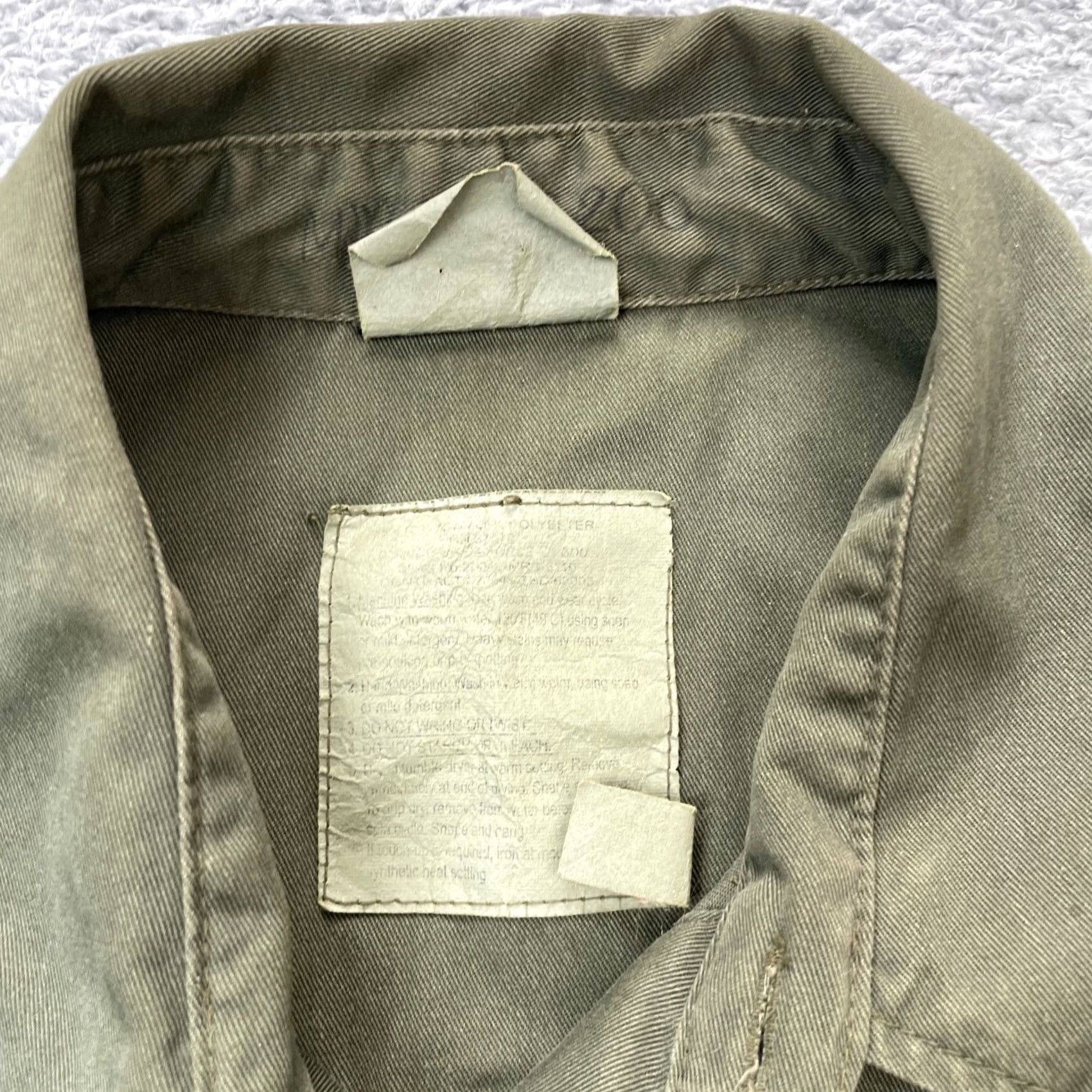 Vintage VINTAGE Ultra Force Shirt Mens Small Green Military Denim Army Utility Altered Size US S / EU 44-46 / 1 - 3 Thumbnail