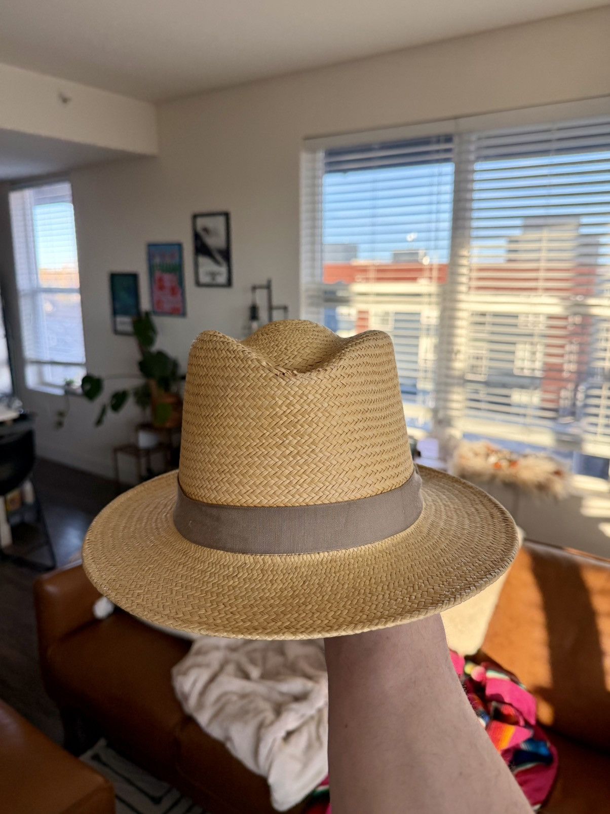 Bailey Hats Bailey of Hollywood Genuine Panama Straw Fedora Hat - XL Size ONE SIZE - 2 Thumbnail