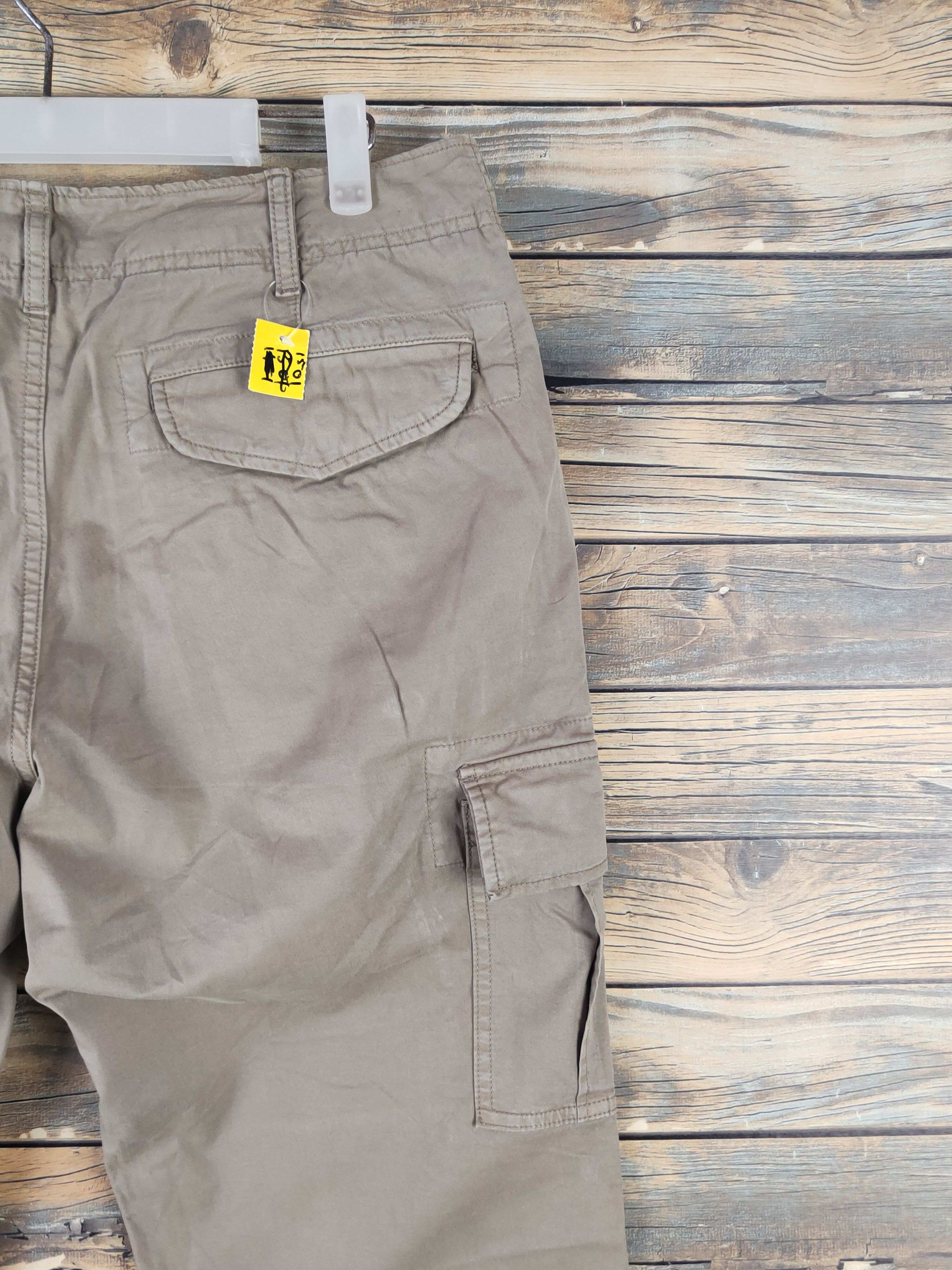 Japanese Brand DL Uniqlo Brown Multipocket Tactical Cargo Pants #1501 Size US 33 - 10 Thumbnail