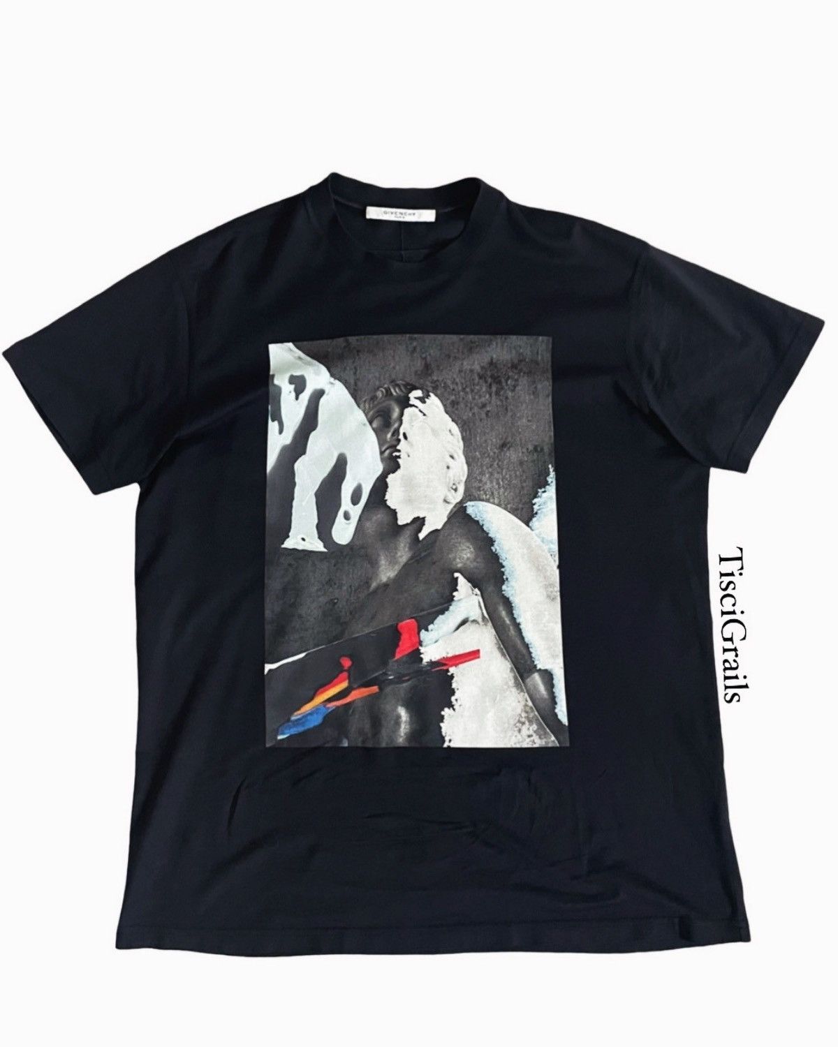 Givenchy Givenchy Abstract Statue T Shirt Size US XXS / EU 40 - 1 Thumbnail