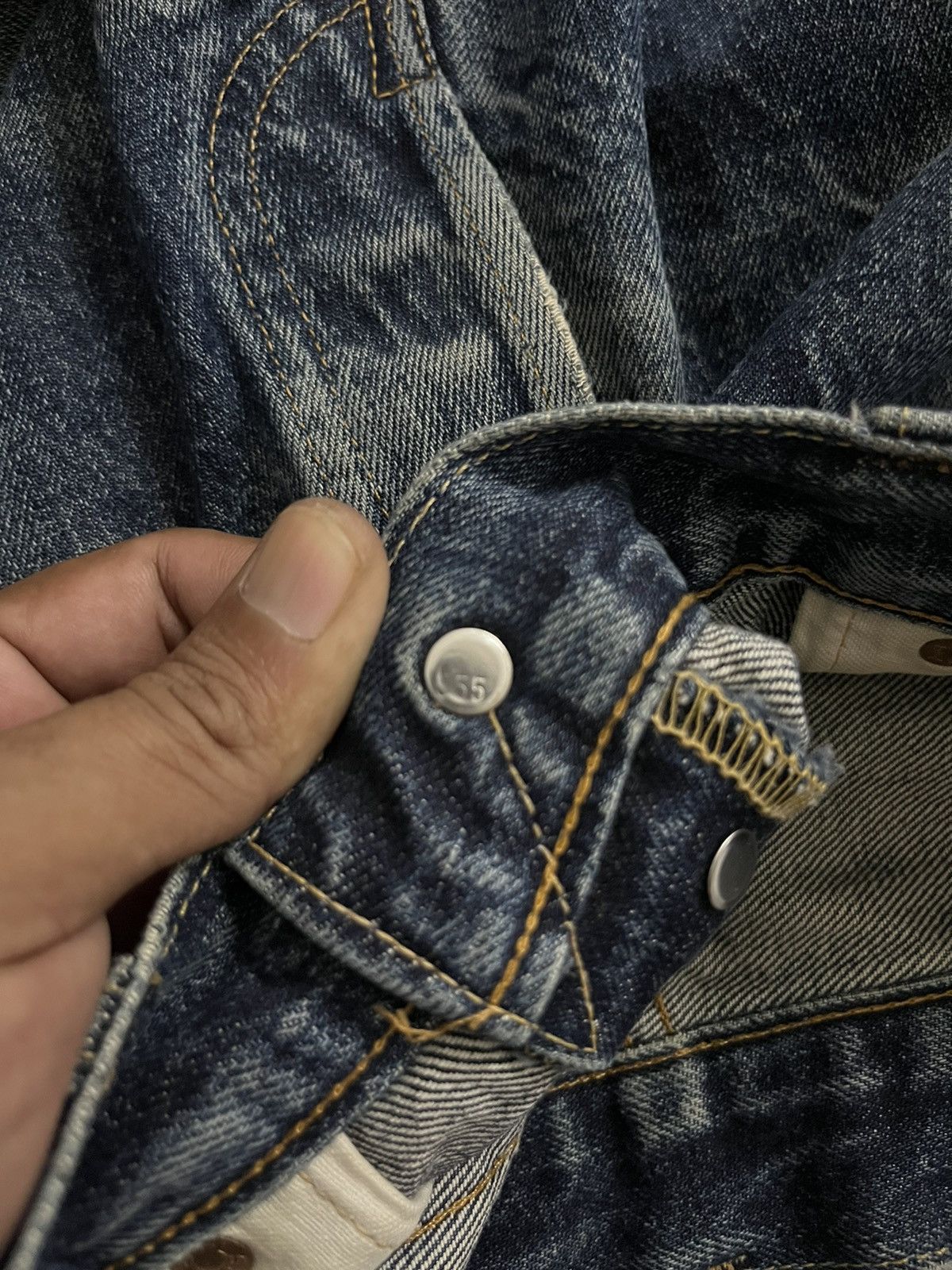 Levi's Vintage Levis 501 XX Big E Selvedge Repaired Denim W30 Size US 30 / EU 46 - 9 Thumbnail