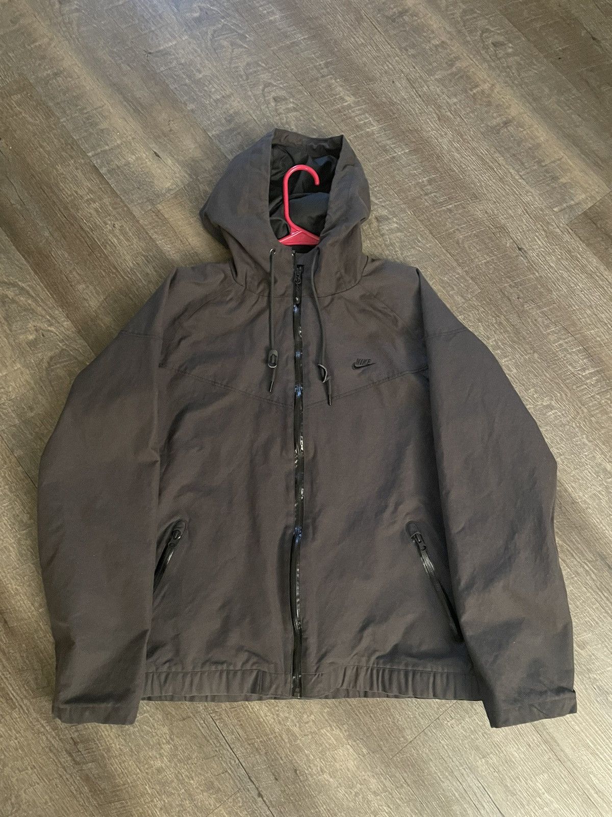 image of Nike X British Millerain Destroyer Windrunner Jacket in Black, Men's (Size Large)