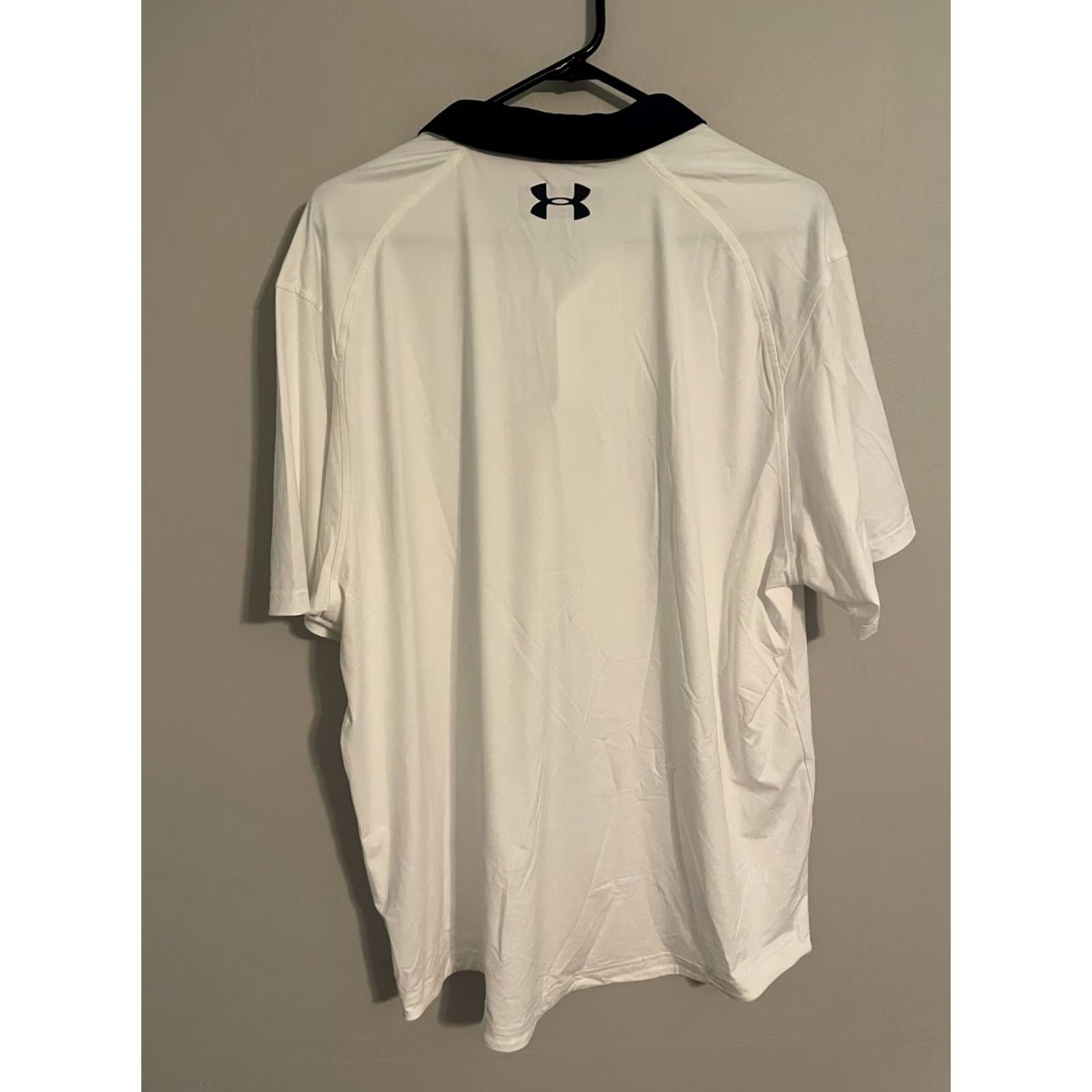 Under Armour Under Armour Iso Chill Performance Polo Shirt Men's 2XL White Navy Golf New! Size US XXL / EU 58 / 5 - 3 Thumbnail