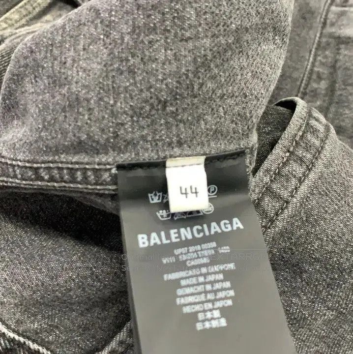 Balenciaga Balenciaga Black Casual Denim Jacket. Size US M / EU 48-50 / 2 - 4 Thumbnail
