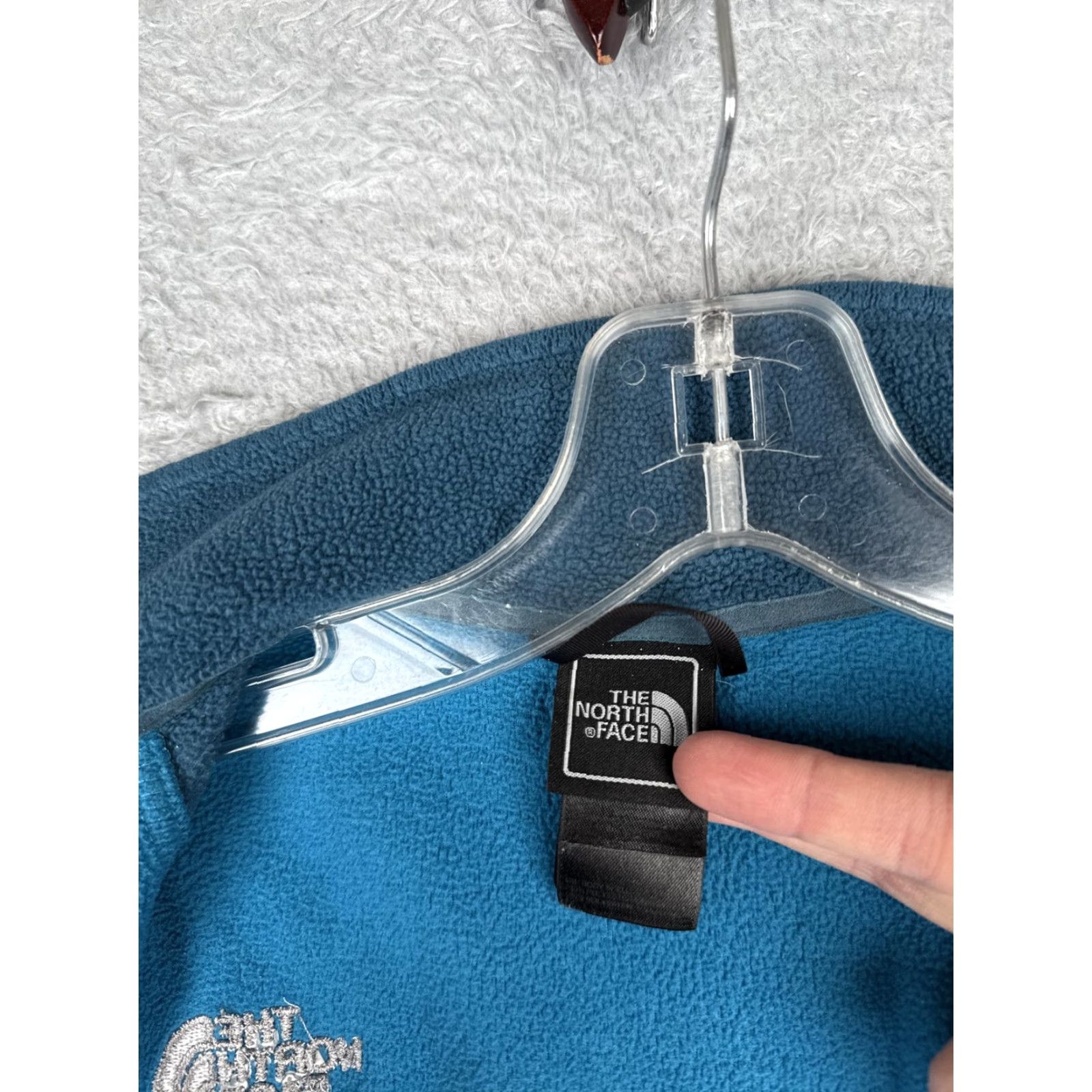 The North Face The North Face Jacket Womens Small Blue Fleece Full Zip Mock Neck Outdoor Hiking Size S / US 4 / IT 40 - 3 Thumbnail