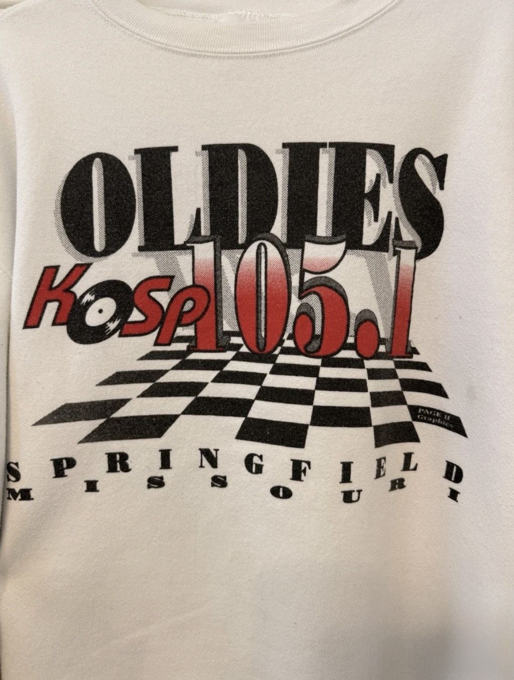 Other 90s vintage radio station KOSP 105.1 Springfield MO 2-sided Size US XL / EU 56 / 4 - 6 Thumbnail