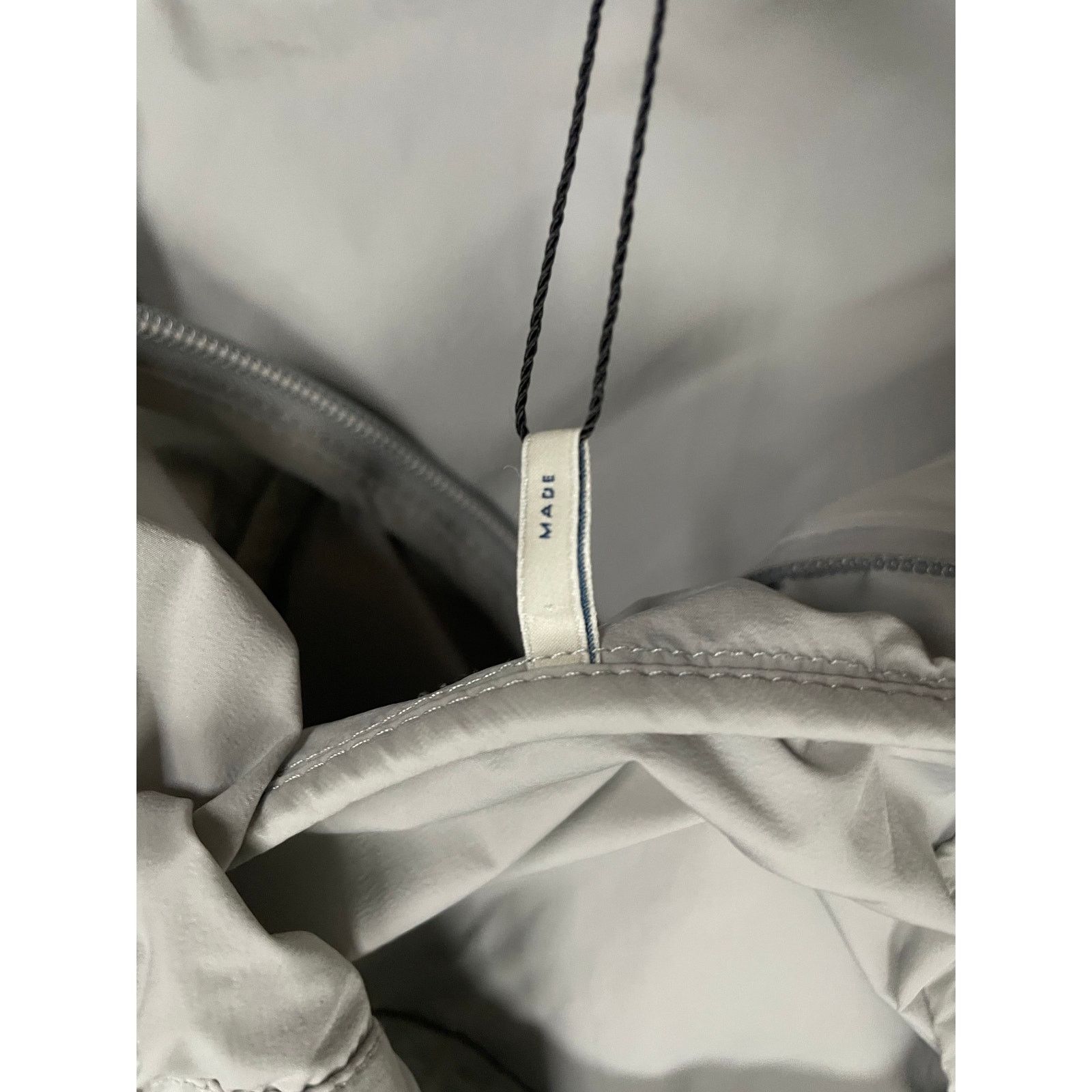 Moncler Moncler Wind Breaker Grey Used 3 (Medium) Size M / US 6-8 / IT 42-44 - 2 Thumbnail