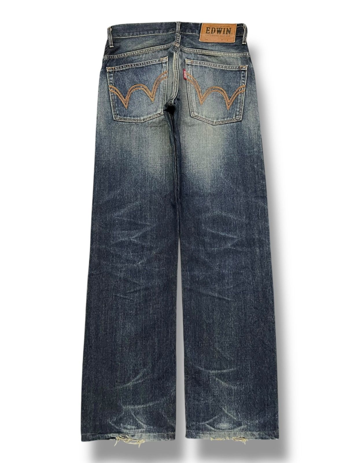 Edwin Edwin 403 Exclusive Vintage Japan - Faded, Distressed Denim Size US 31 - 3 Thumbnail