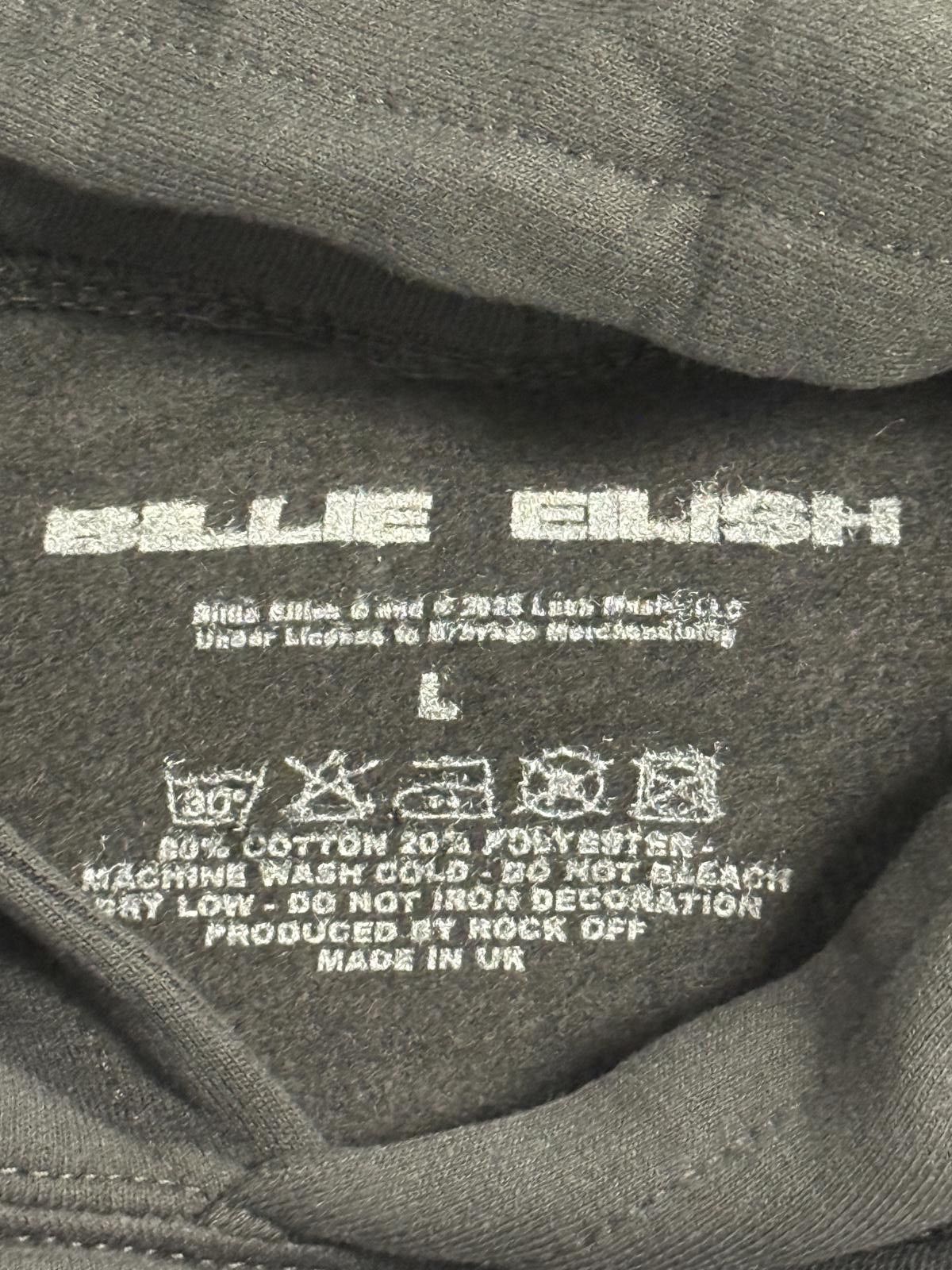 Other Billie Eilish Hoodie - Oxytocin Happier Than Ever Album - L Size US L / EU 52-54 / 3 - 2 Thumbnail