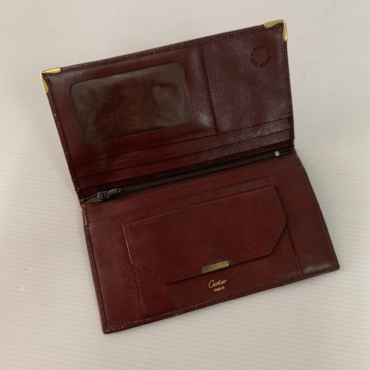 Cartier Cartier Vintage Leather Long Wallet Size ONE SIZE - 12 Thumbnail